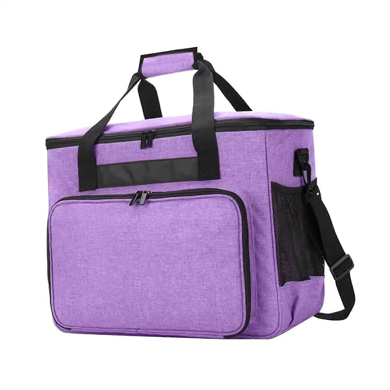 Sewing machine bag, largecapacity carrying case with handle for home and travel