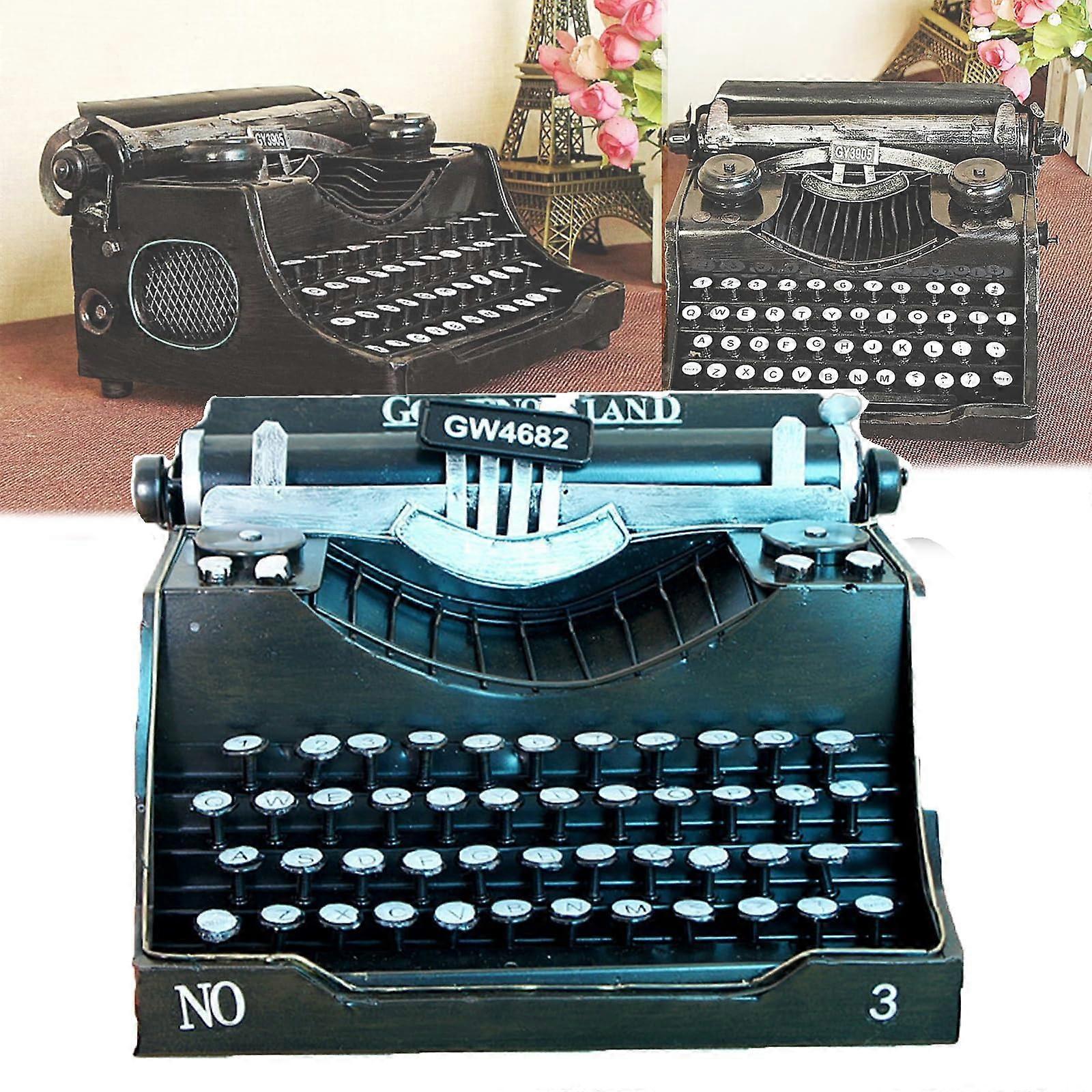 Antique Typewriter Can't Typewriter, Old Manual Typewriter, Typewriter Model Decoration, Classic Manual Art Model