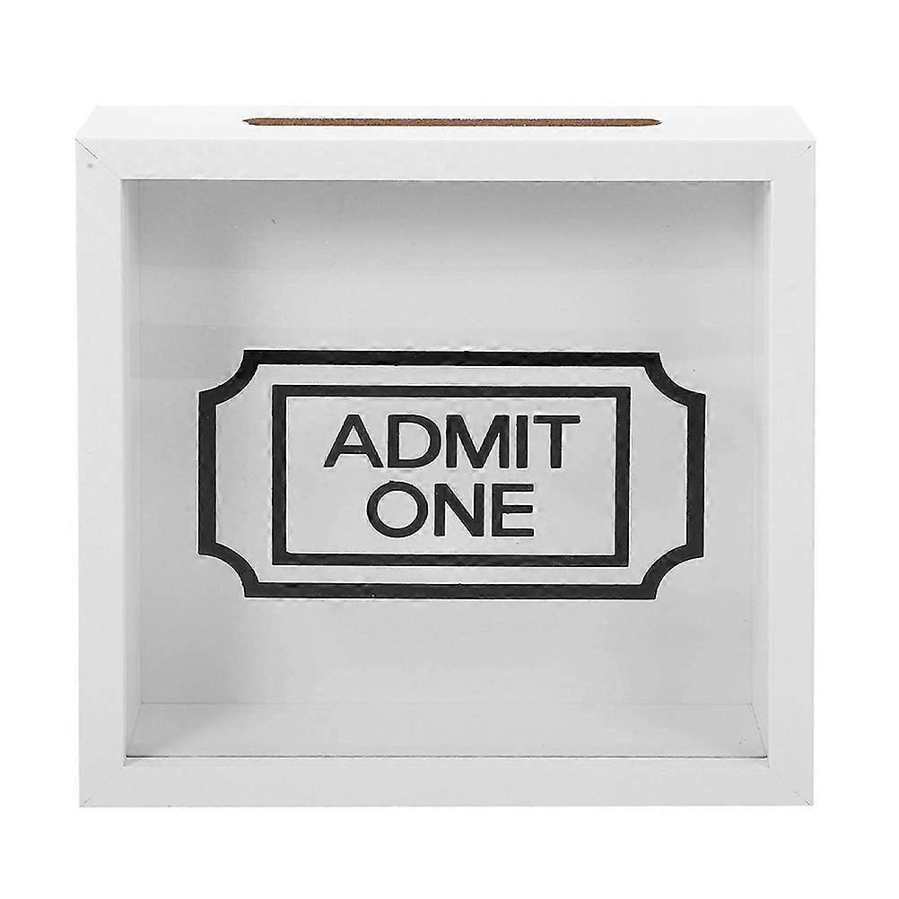 Ticket Organization Adventure Archives Box Travel Tickets Shadow Case Acrylic Storage 1Pcs