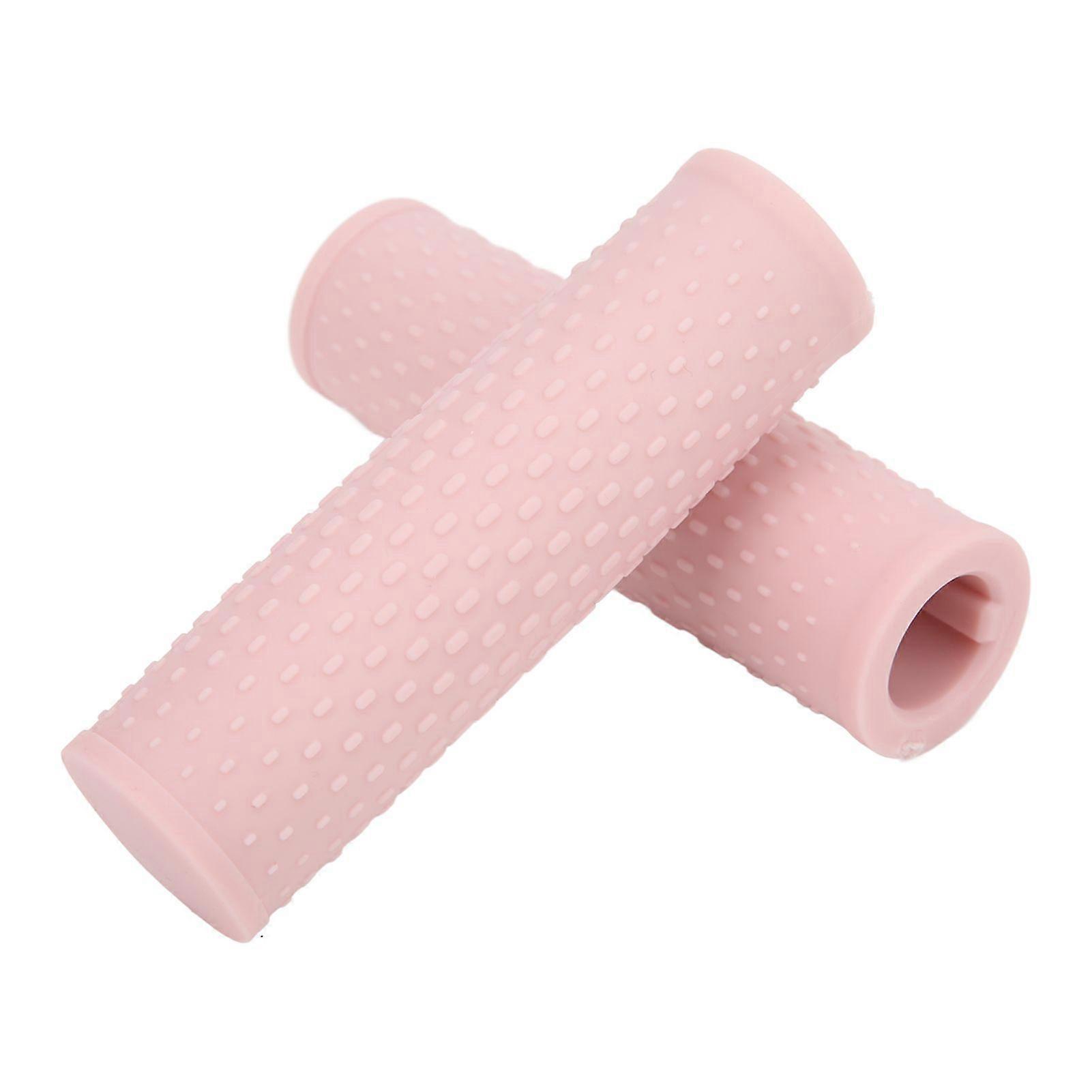 1 Pair Scooter Handlebar Grips Electric Scooter Grips Handlebar Replacement Sleeve Protective Case for M365/PRO Pink YMQX)