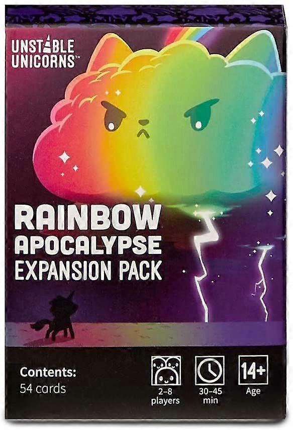 Unstable Unicorns Rainbow Apocalypse Expansion Pack - designed to be added to your Unstable Unicorns Card Game
