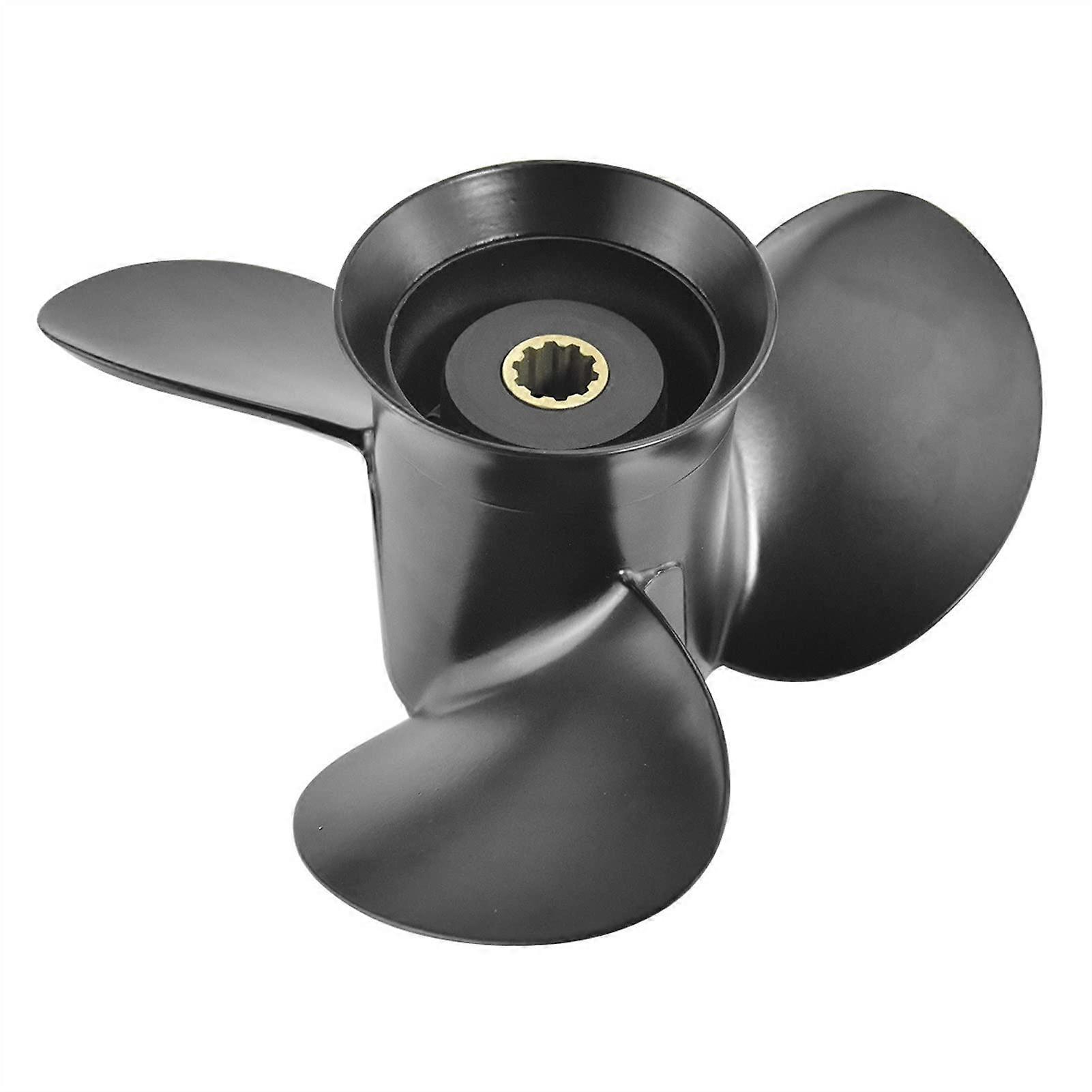 9.9x10, for Tohatsu, for Nissan, 25 HP, 28 HP, 30 HP, outboard motor, propeller, 9.9 x 10, boat motor, aluminum alloy, propeller, 3 blades, 10 spline.