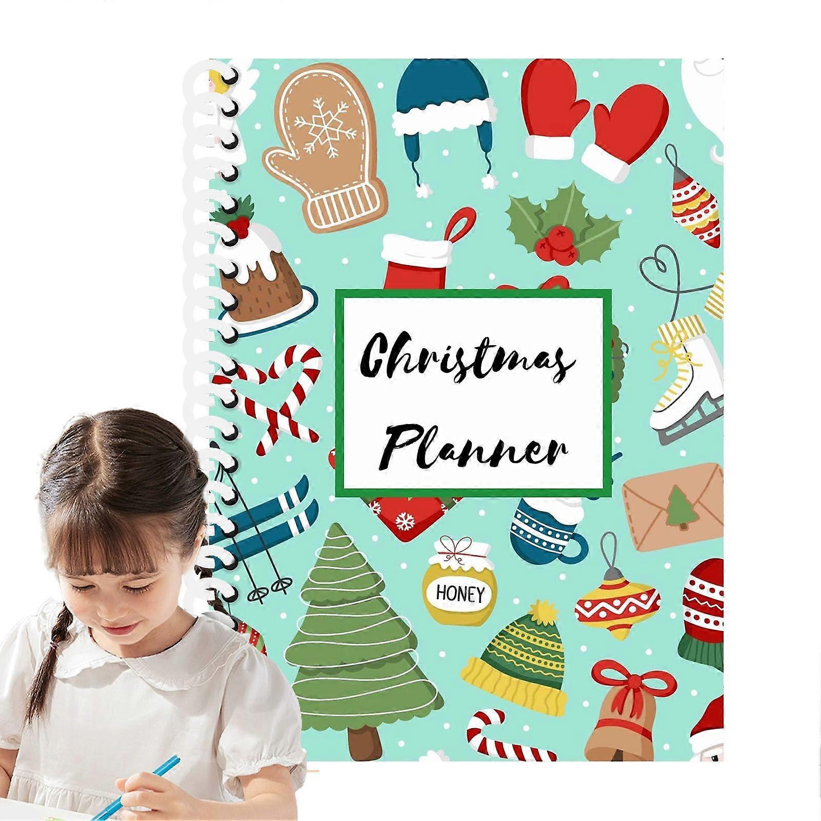 WEIHNACHTSPLANER - Habit Tracker Journal with Weekly Countdown, Shopping List, Budget Planner for Holiday Schedule