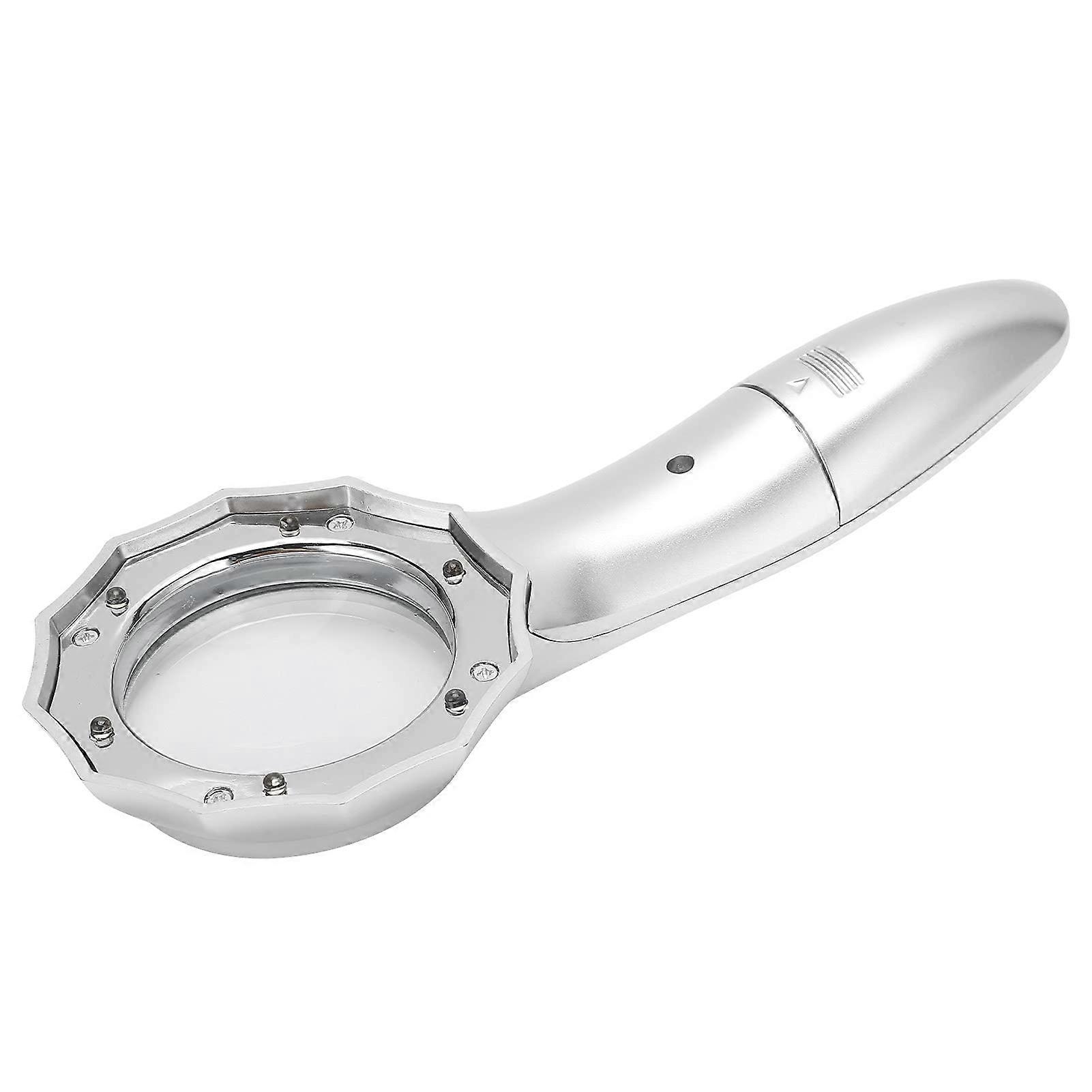 Handlupe 6 LEDs Small Tip Observation Loupe Portable Outdoor Use Handheld Magnifier