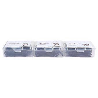 Hair Clamps Steel Hairdressing Hairstyle Pin AntiRust Barber Shop Salon Hair ClipsYMMR)