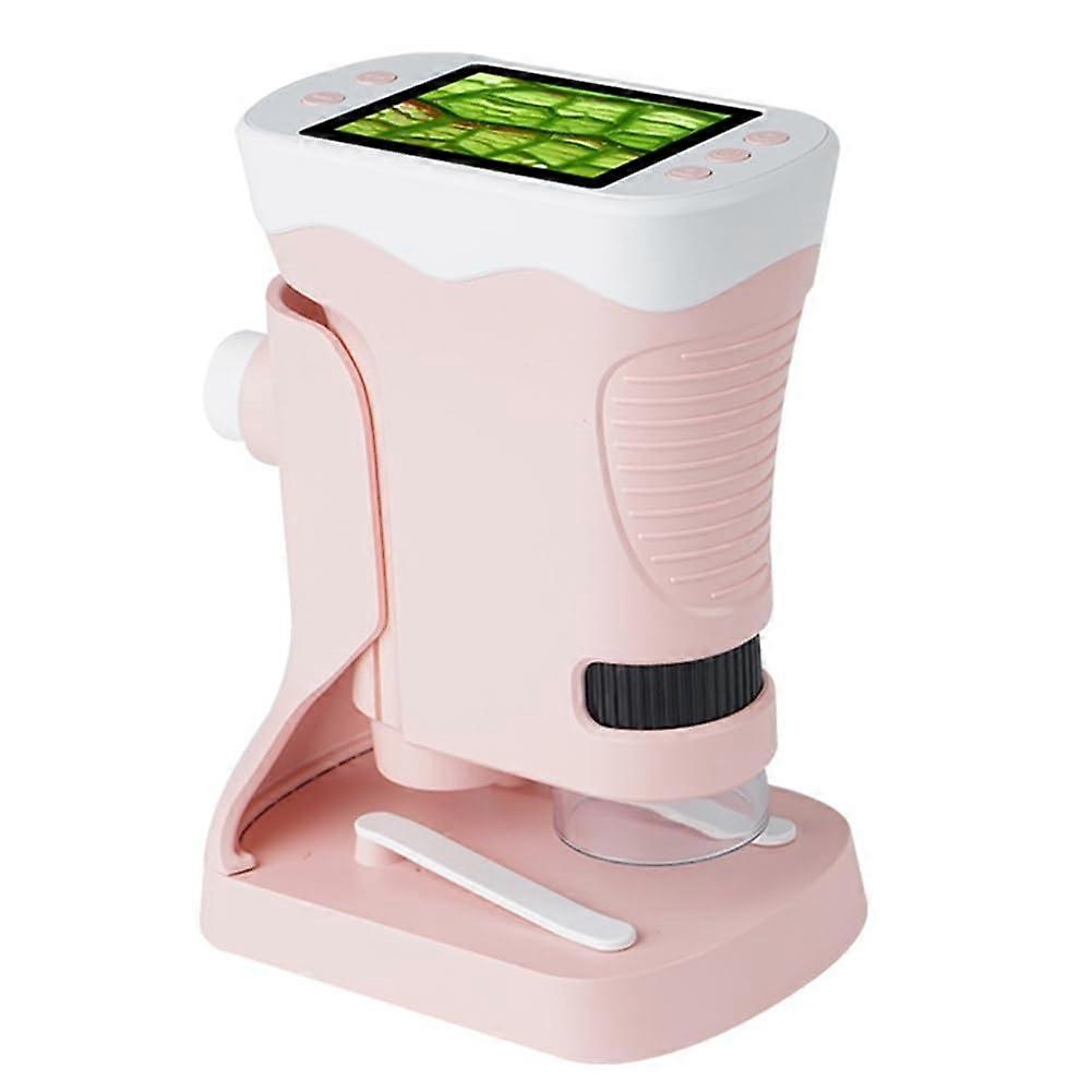 Children's Microscope, Digital Children's Microscope, Scientific Exploration Tool for Kids Aged 57, Science Kit, Pink