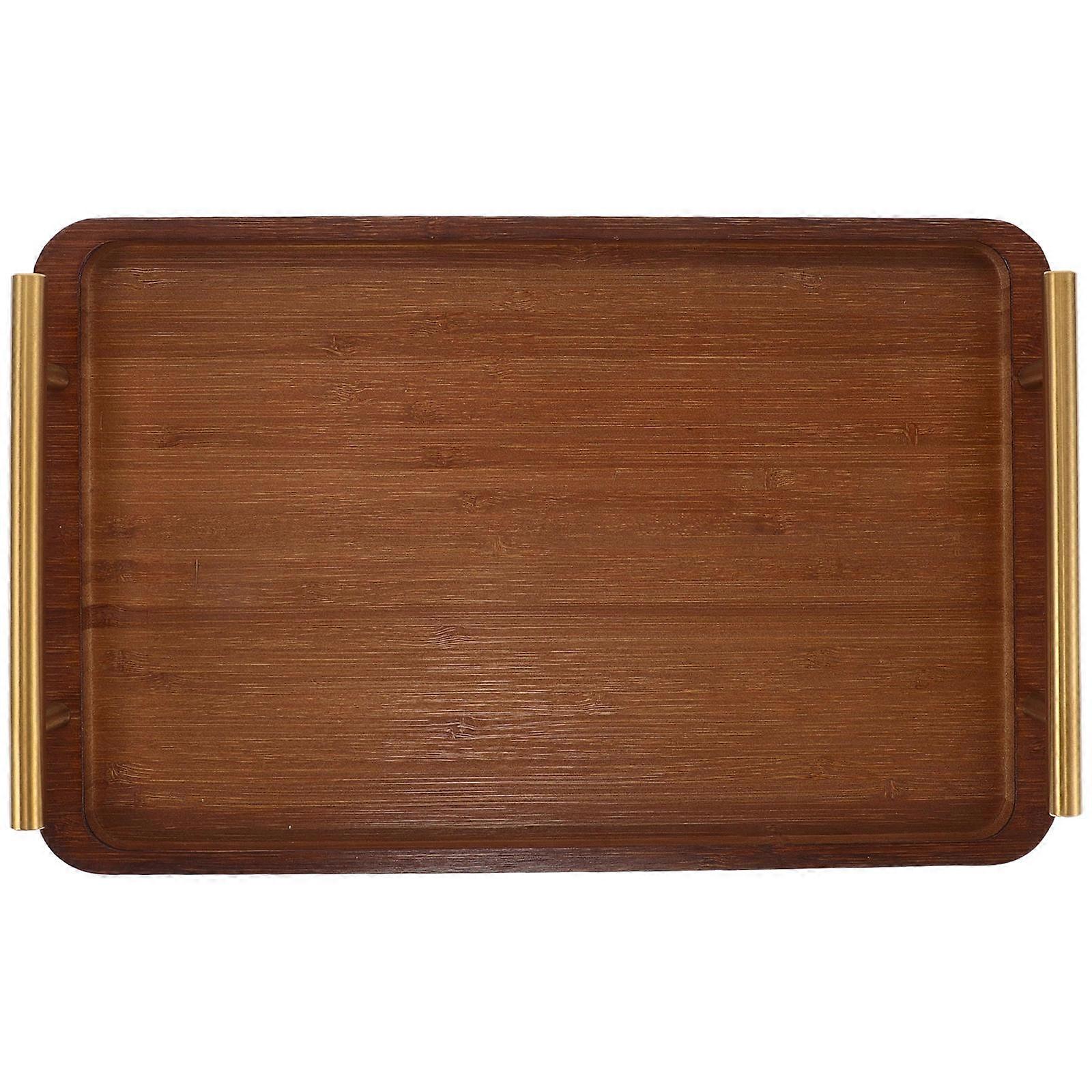 Bread Cake Serving Plate Simple And Modern Style For Hotel Use Light Brown 30.00X20.00X5.00CM 1Set