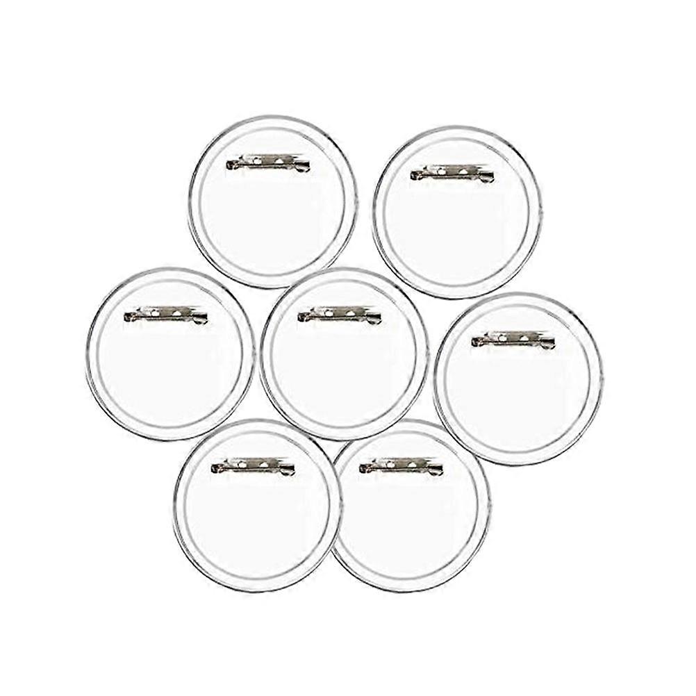 Button Clear Badges Kit Acrylic Supplies Round Diameter 60mm Decorative 36Pcs
