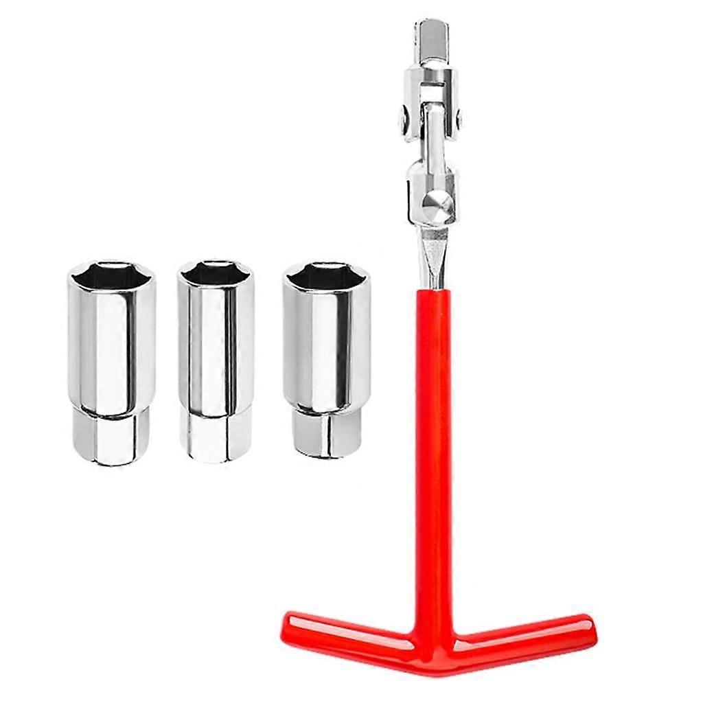THandle Wrench Set 16mm 18mm 21mm Socket Tool for Car Repair, Durable Hand Tool for Mechanic Use