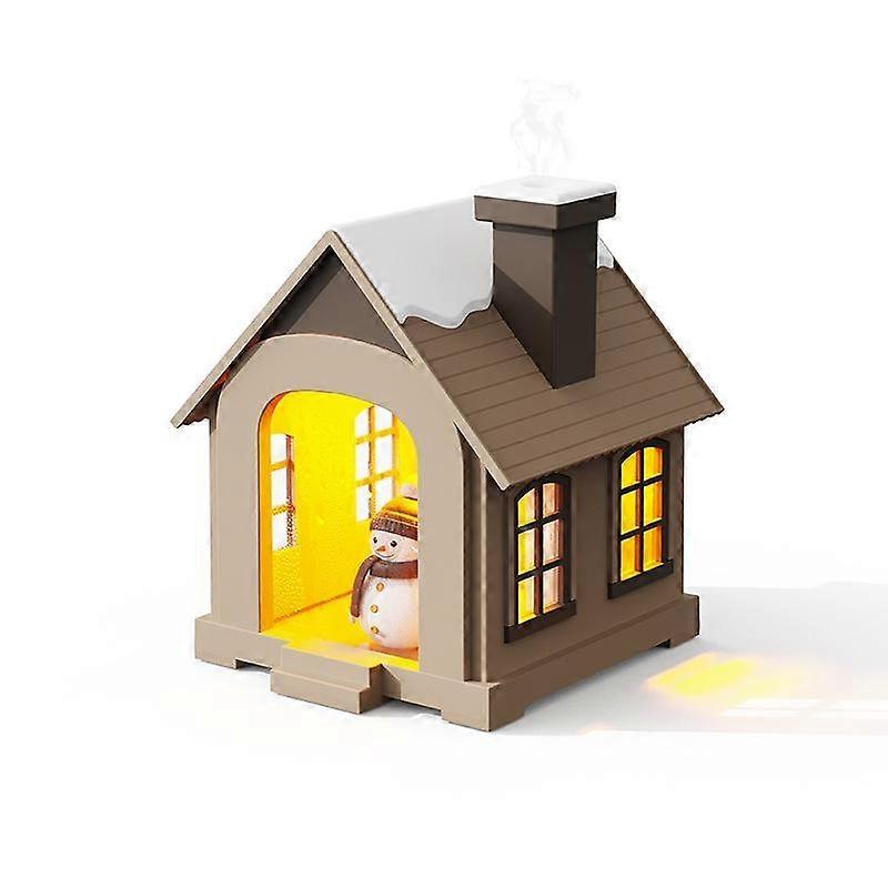 500ML Portable Mini Snow House Humidifier Plug-in