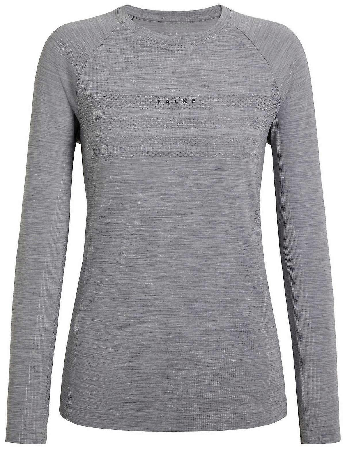 Falke Training Move Better Long-Sleeve Shirt - Grey Heather