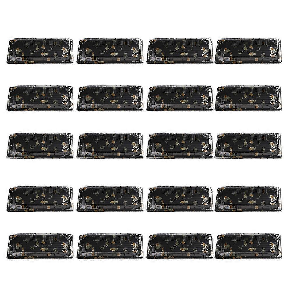 50PCS Black Packing for Storage and Take Out, BOPS HIPS