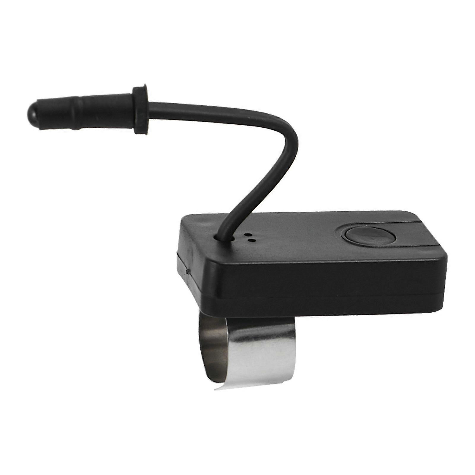 Black Rechargeable Thumb Lamp for Ear Picking with Durable Plastic and Threelevel Light 1pc