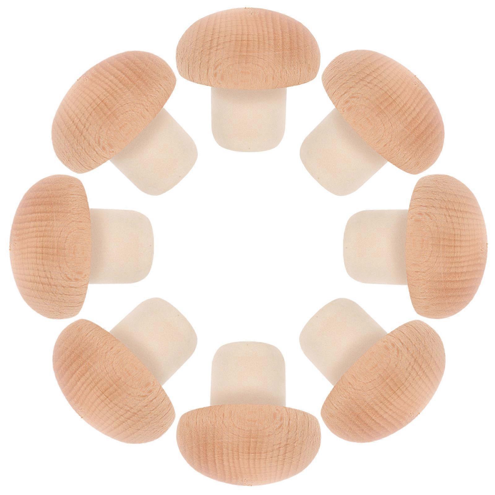 8pcs Mushroom Shaped Reusable Corks Tasteless & Pollution Free Sealer for , Beer Perfect for Home & Party Use
