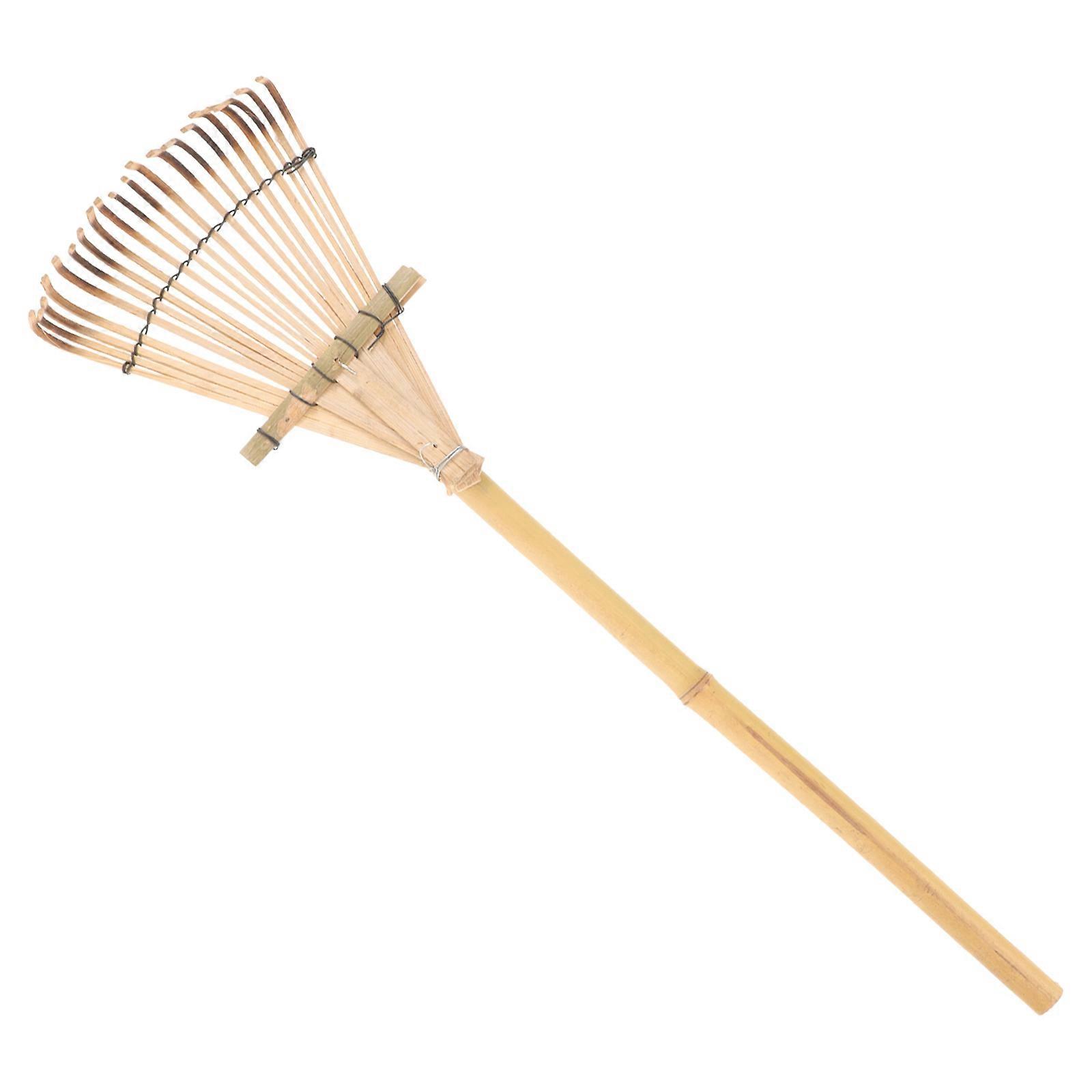 Gardening Hand Rake for Leaf and Soil Spreading 1 Set Convenient Tool