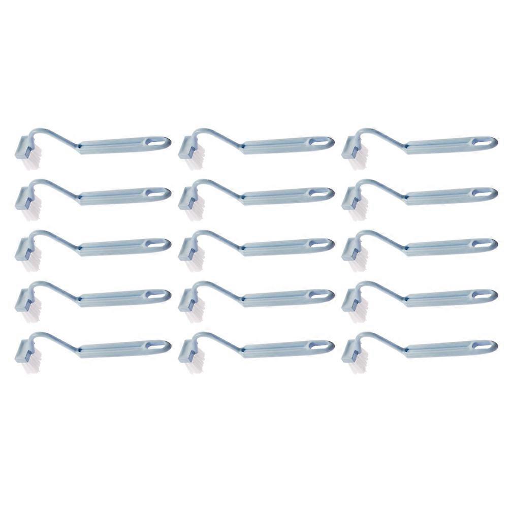 Toilet Brushes For Bathroom Curved S-type Anti-slip Handle Plastic Toilet Cleaning 15Pcs