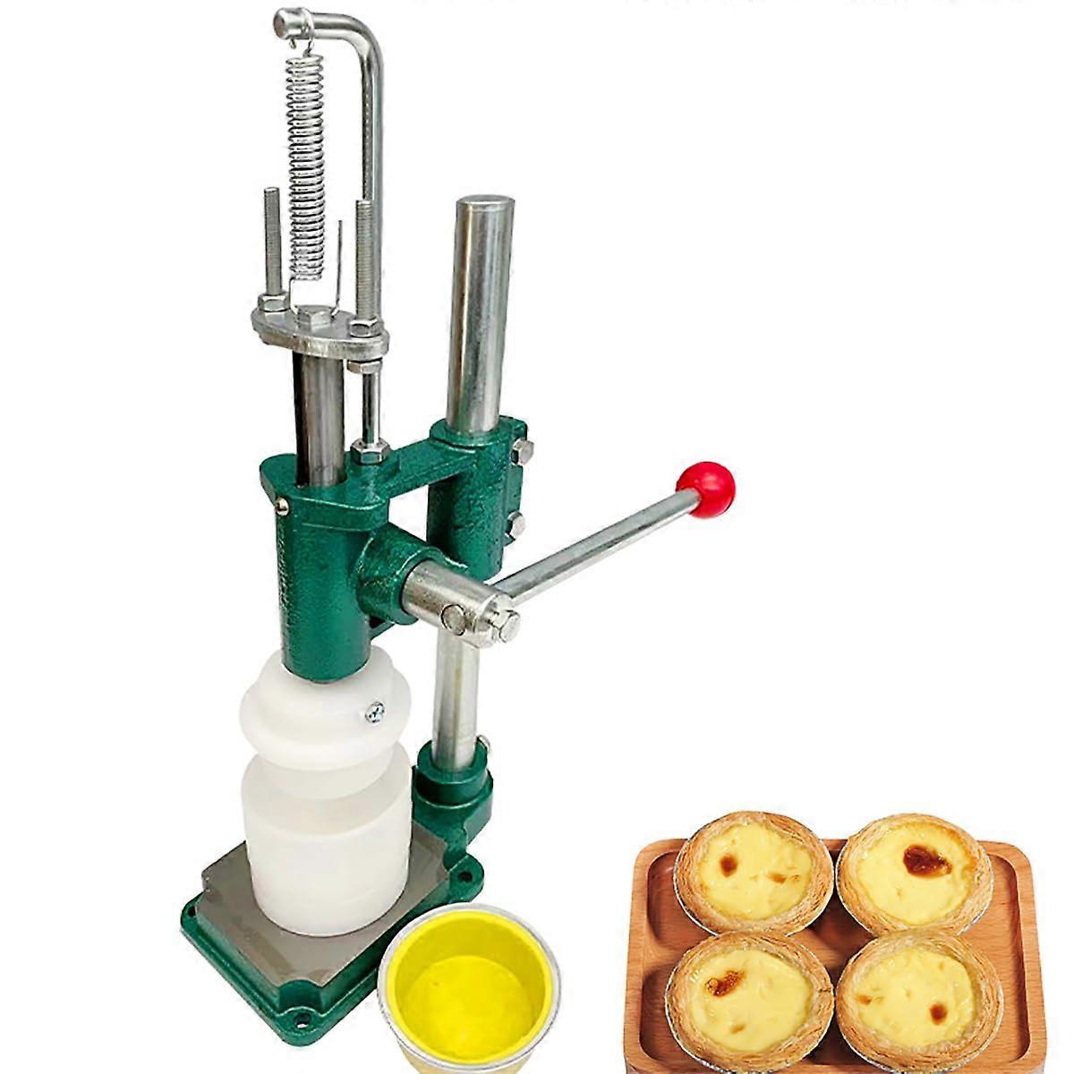 Egg Tart Press Machine, Manual Egg Tart Making Machine, Commercial Pudding Tart Bowl Moulding Hand Press (Size: SN6026) Ref: 9484