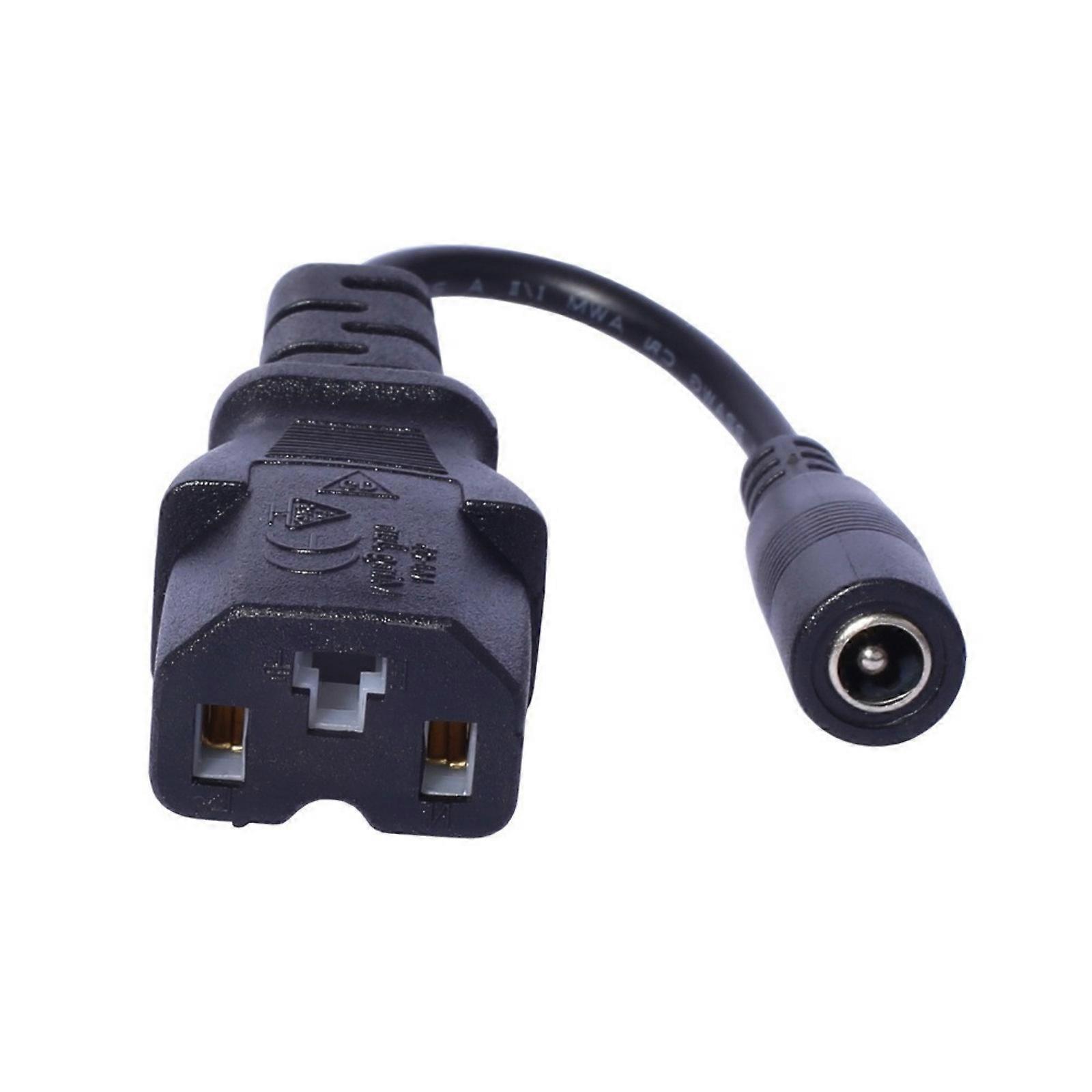 22AWG DC5.5mmx2.1mm Female Adapter Cable for Solar Panel Fan & LED Light DC5521 Convert to C13/M16/12/XLR Series Multicolor