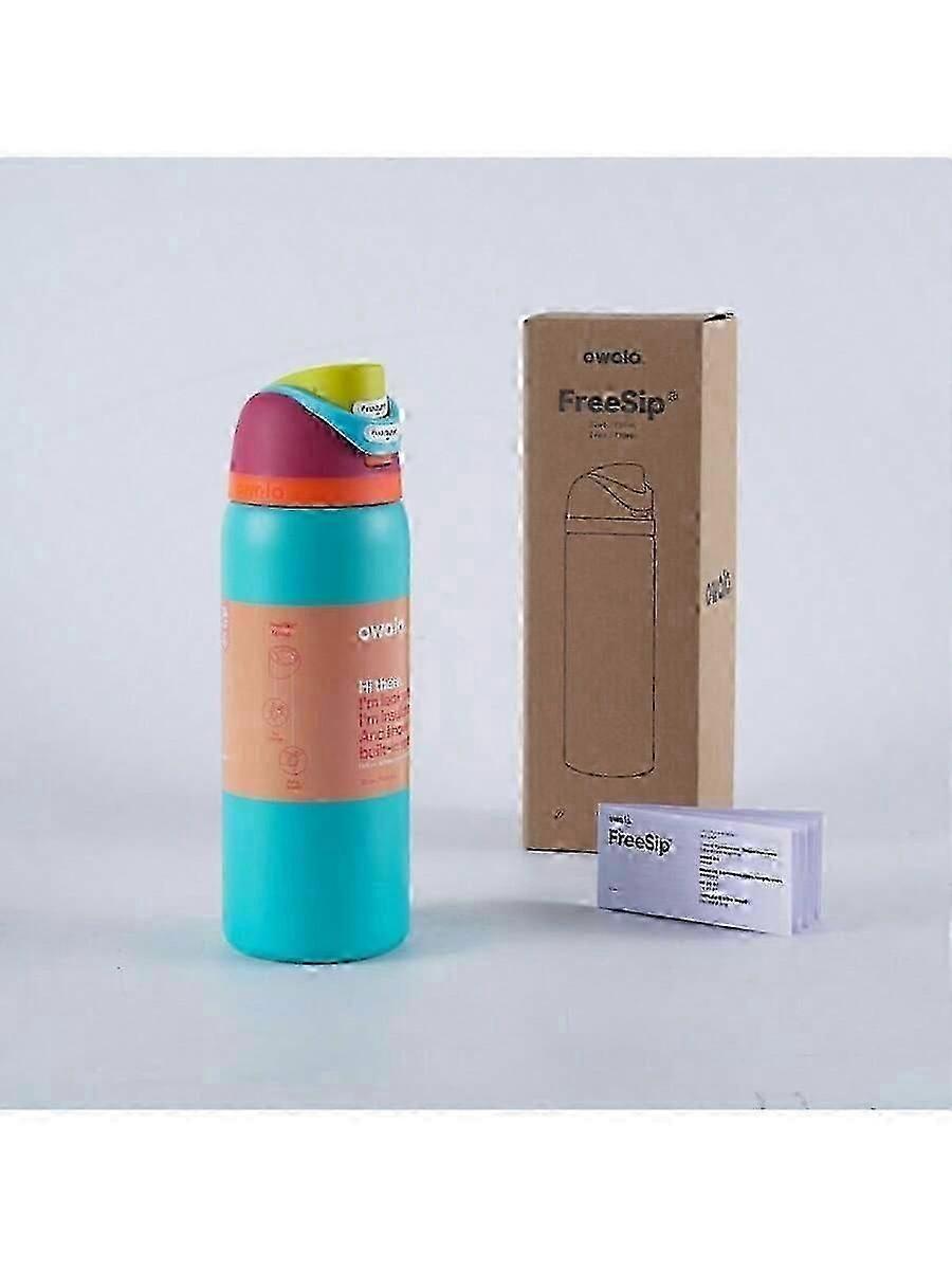 Owala FreeSip isoleret rustfrit stål vandflaske med sugerør - 32 oz (958 ml) til sport, rejser og skole