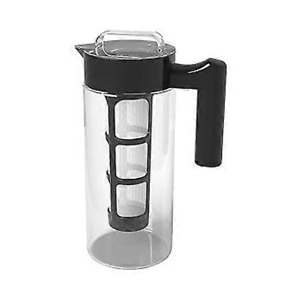 Brüher, Glas-Eistee- und Teeaufgusskrug mit auslaufsicherem Mesh F