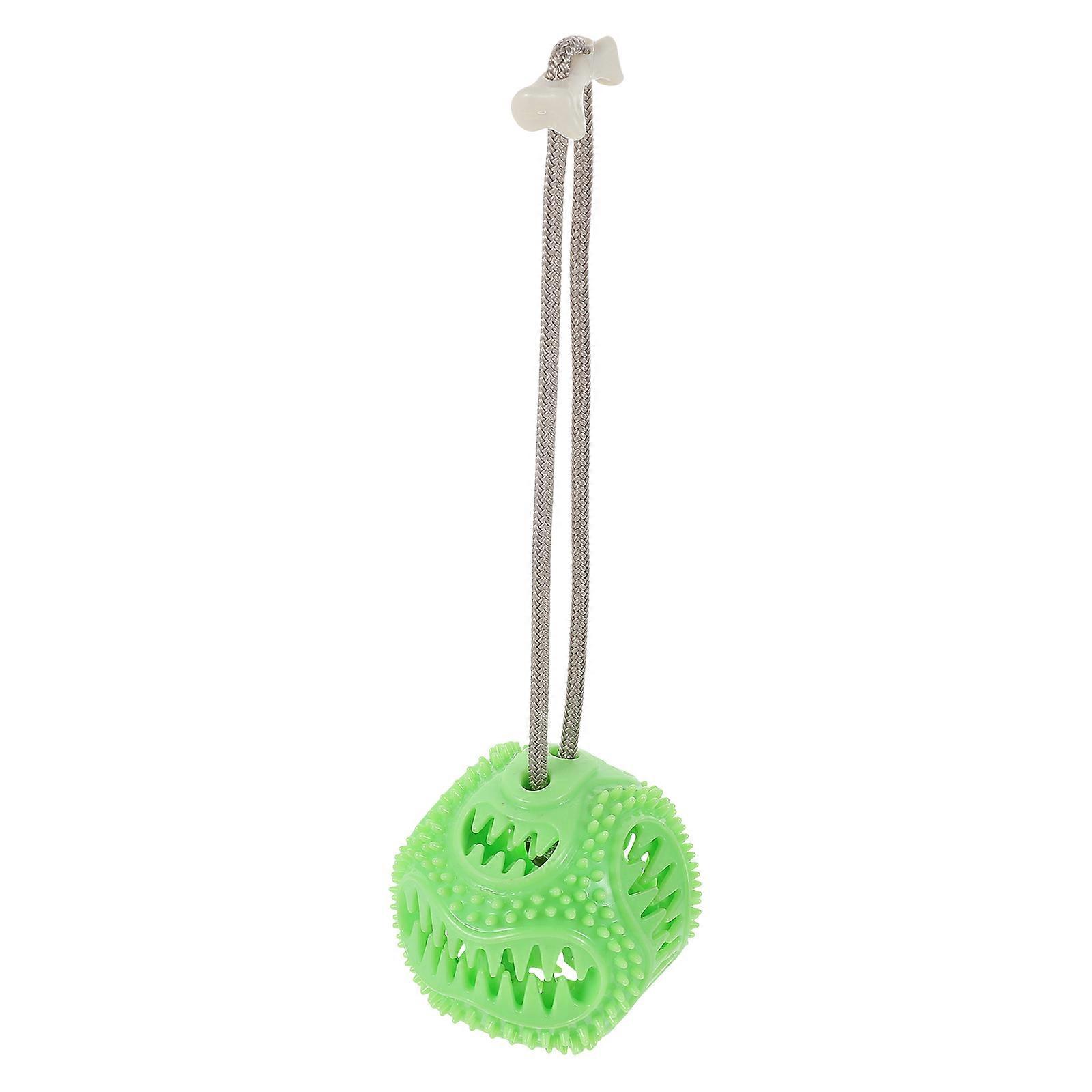 1pc Dog Chew Toy Interactive Treat Toy Self Playing Tug with Rope