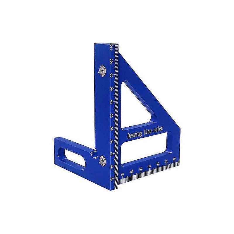 2025 Woodworking Square Protractor Aluminum Alloy Miter Triangle Ruler High Precision Layout Measuring To