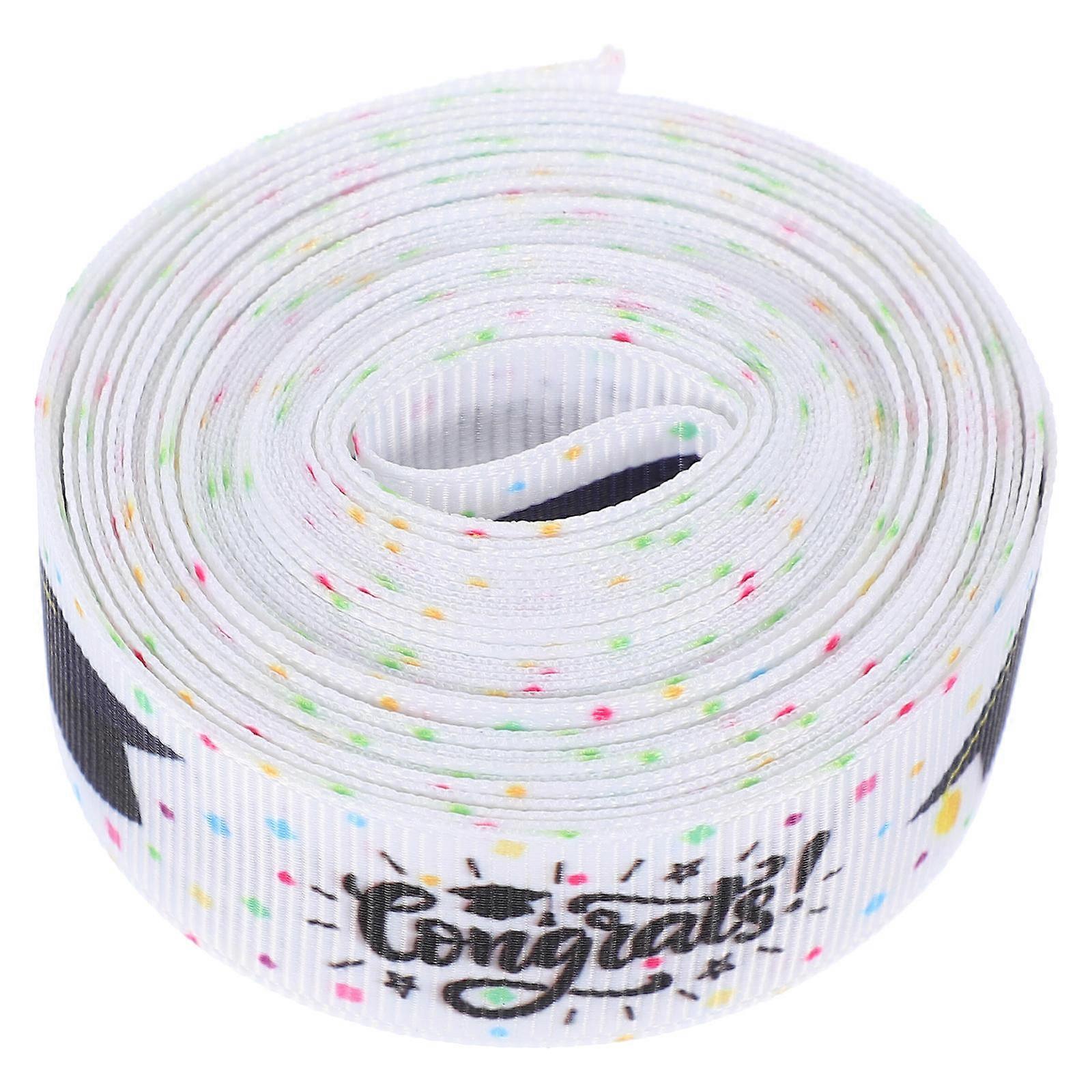 Bow Making Ribbon For Craft Projects Graduation Ribbon Gift Wrapping Material Multi Color 1 Roll