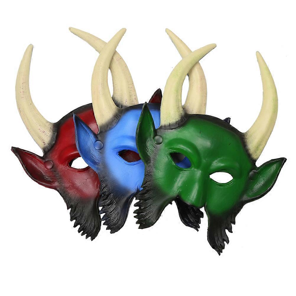 Unique Devil Horn Mask 3D Shape Ideal For Masquerade Ball And Fancy Dress 35X25.5X2CM 1Pcs