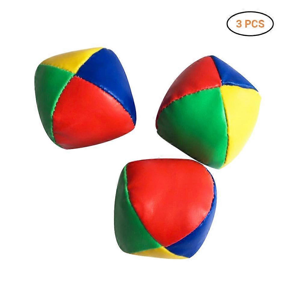 3Pcs Juggling Balls Set Circus Balls with 4 Panel Design for Kids and Adults
