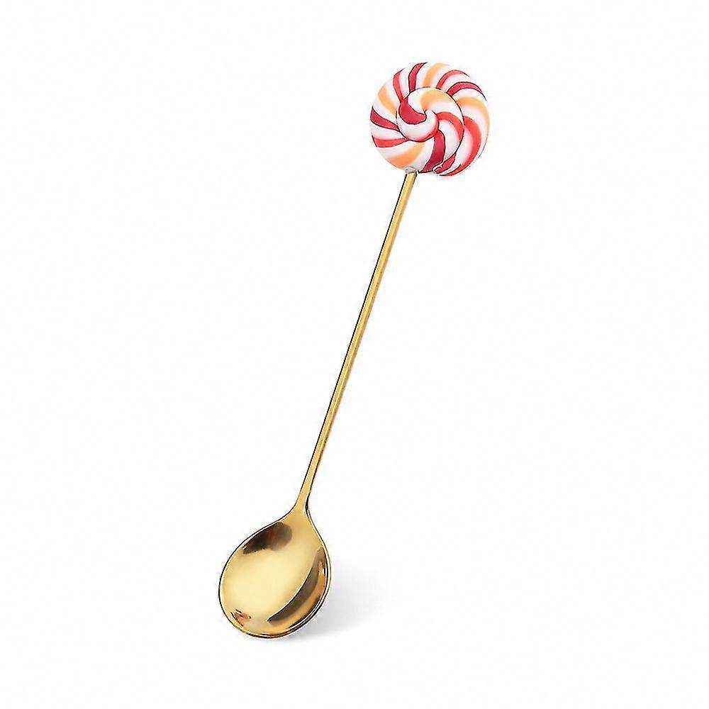 Small Dessert Pink Candy Shape Spoon