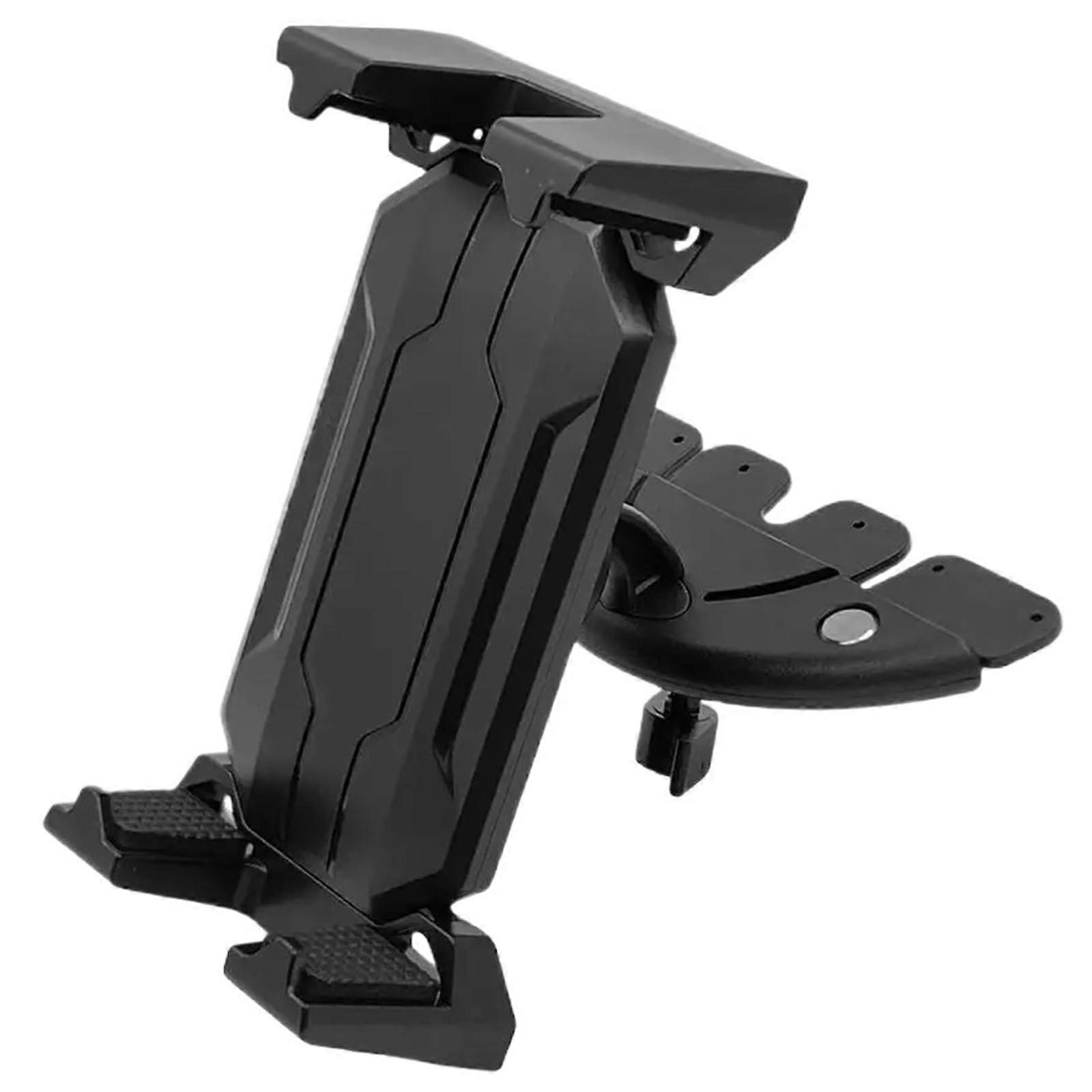 Car Mount for CD Slot, Tablet Holder, 360Degree Rotation, with Rechargeable Hole, Drop Protection, Car Navigation Stand