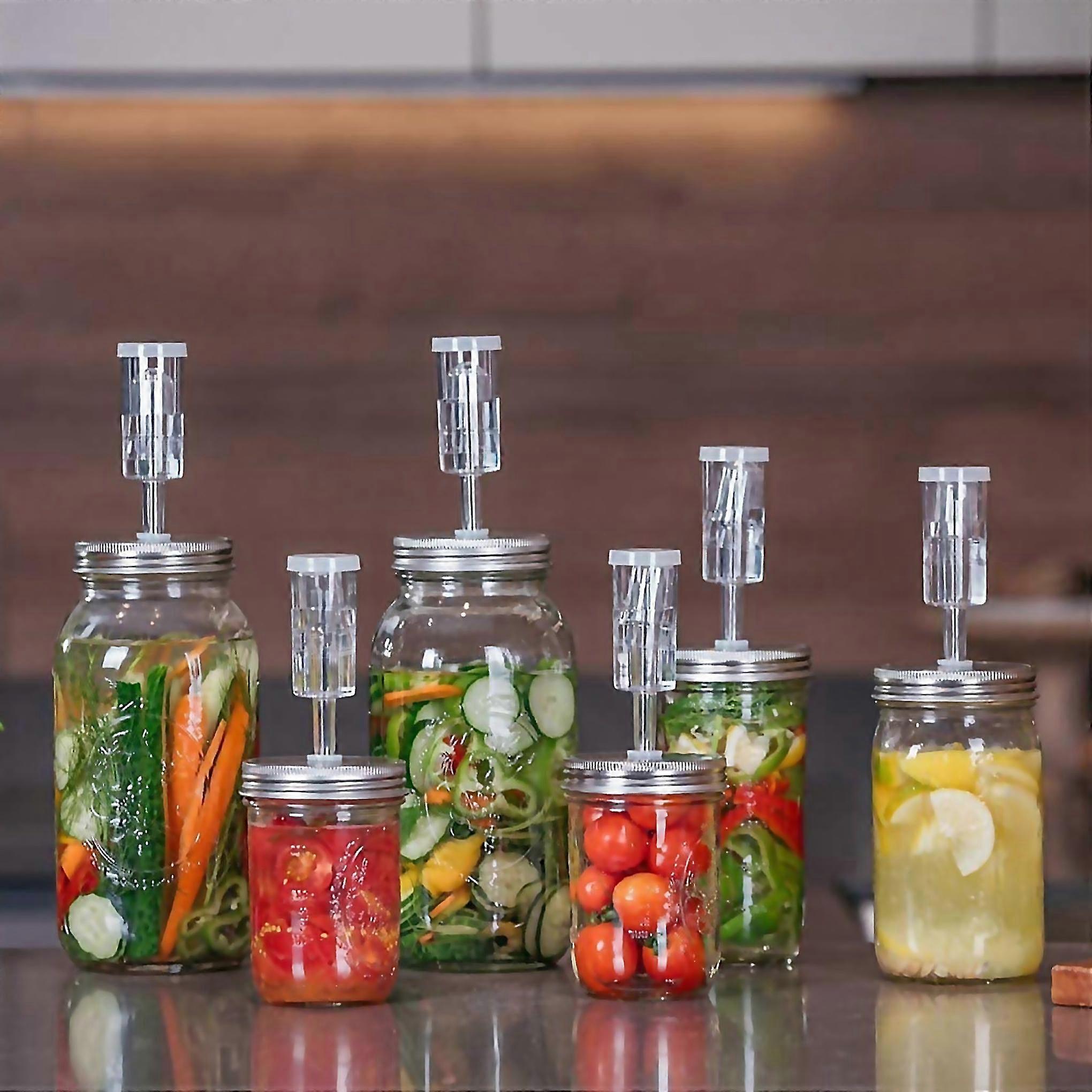 Lidairlocks de fermentation pour la fermentation Pour bocal à large ouverture Couvercles de fermentation pour la fabrication de choucroute