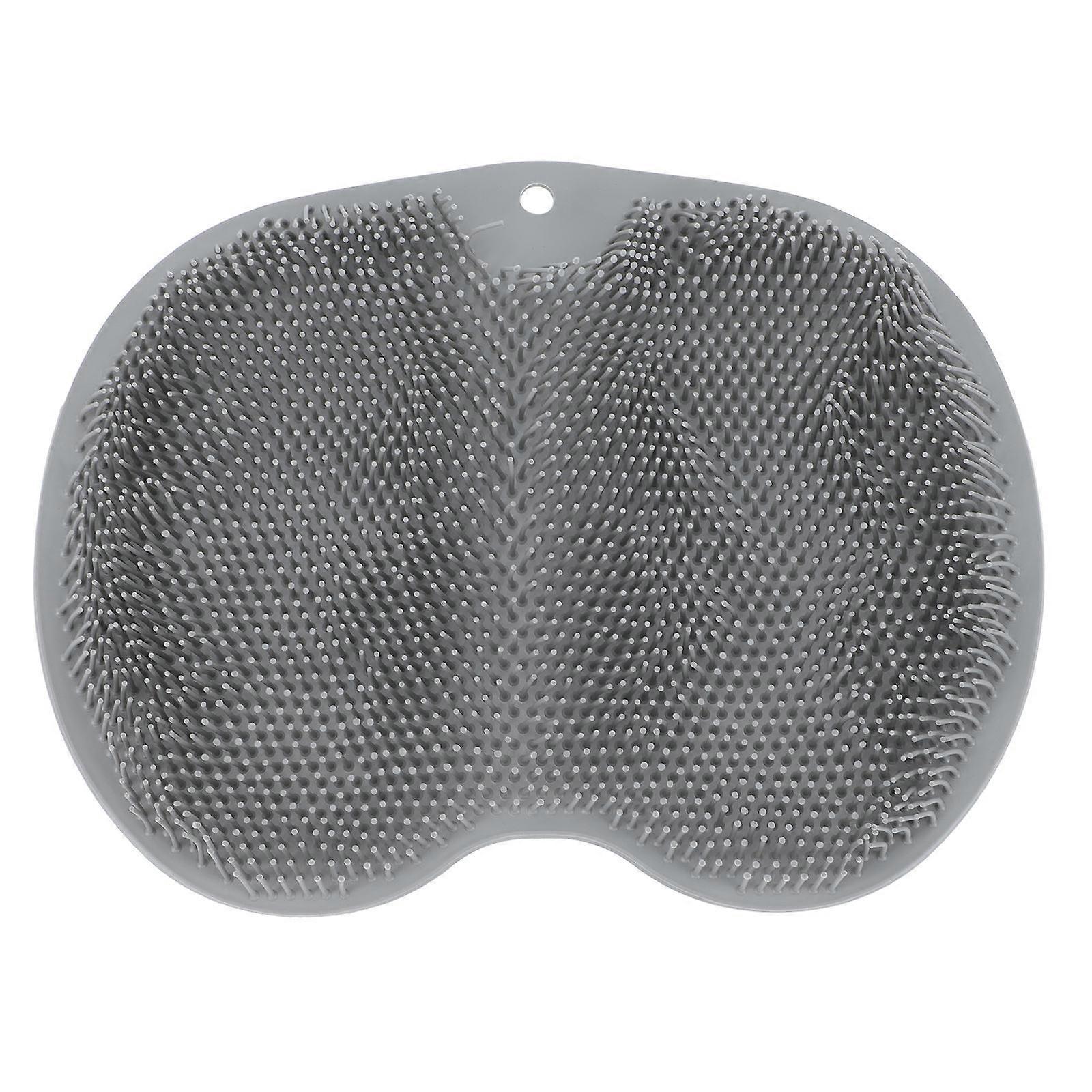 Foot Clean Mat Shower Foot Scrubber Odor Prevention Grey Non-Slip 1Pack