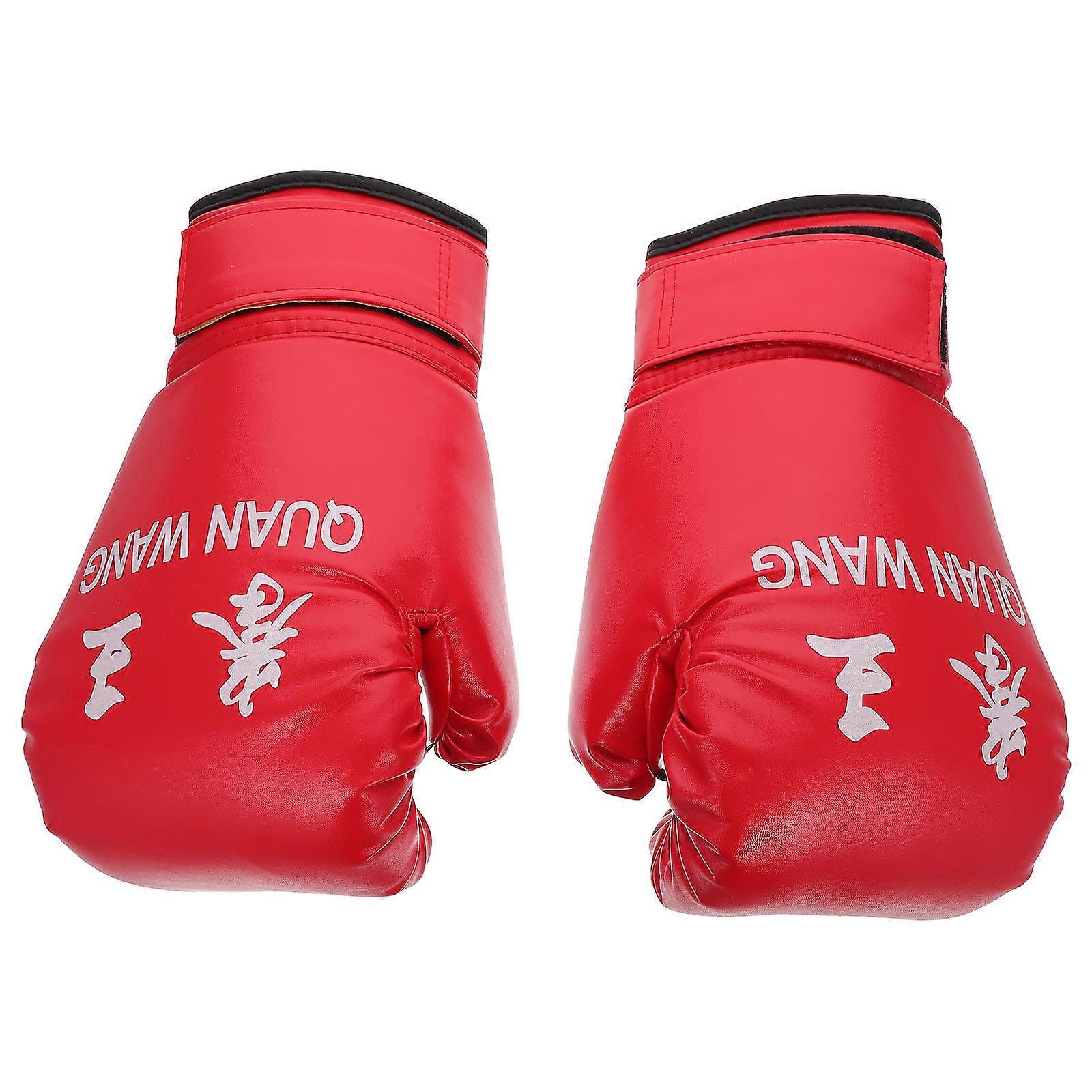 Professional Thai Gloves Widened Wrist Wrap For Heavy Bag Training Comfortable Fit 1 Pair