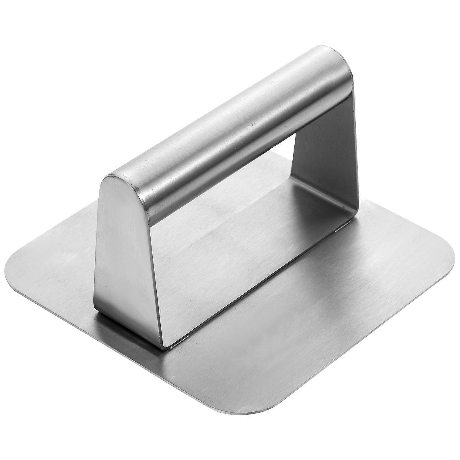 Burger Press 1Pack Durable Stainless Steel Meat Press Mold 14X14X8CM Perfect For DIY Cooking And Professional Use