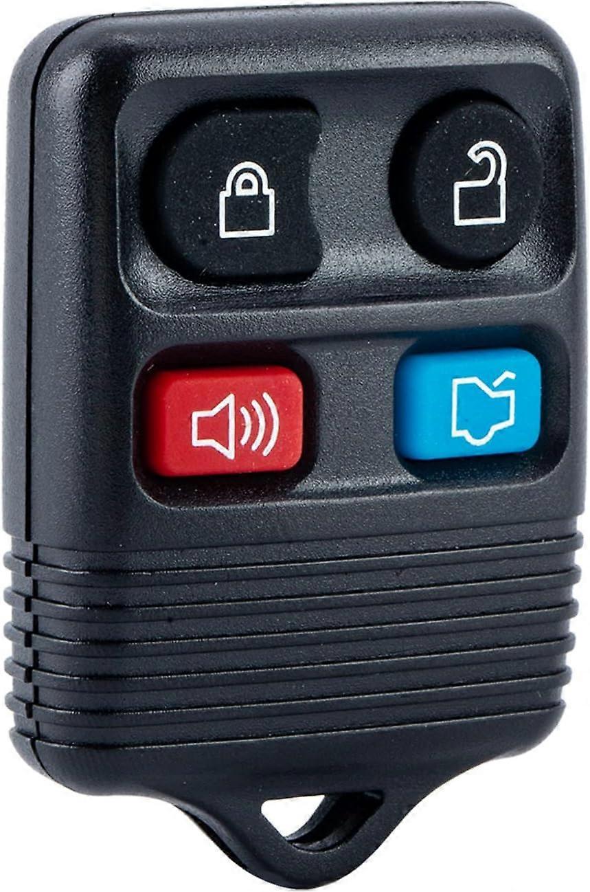 Replacement For 1998 - 2009 Ford TAURUS 4 Button Remote Keyless Entry Key Fob w/FREE DIY Programming Guide