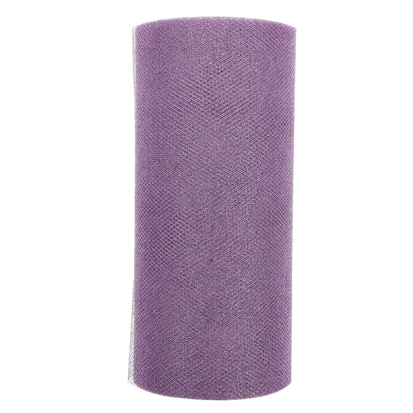 Ribbons For Craft Enthusiasts 1 Roll Of Purple Craft Mesh Ribbons