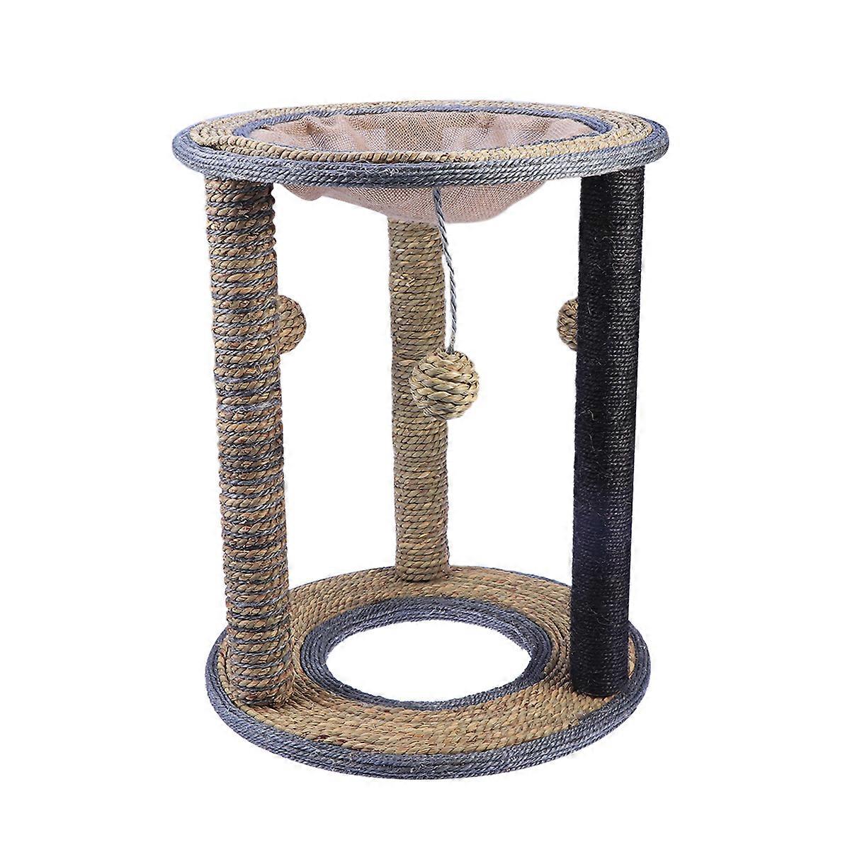 Cat Climb Kit Sisal Cat Scratching Post Board For Indoor Use Fun Size S 1Pcs