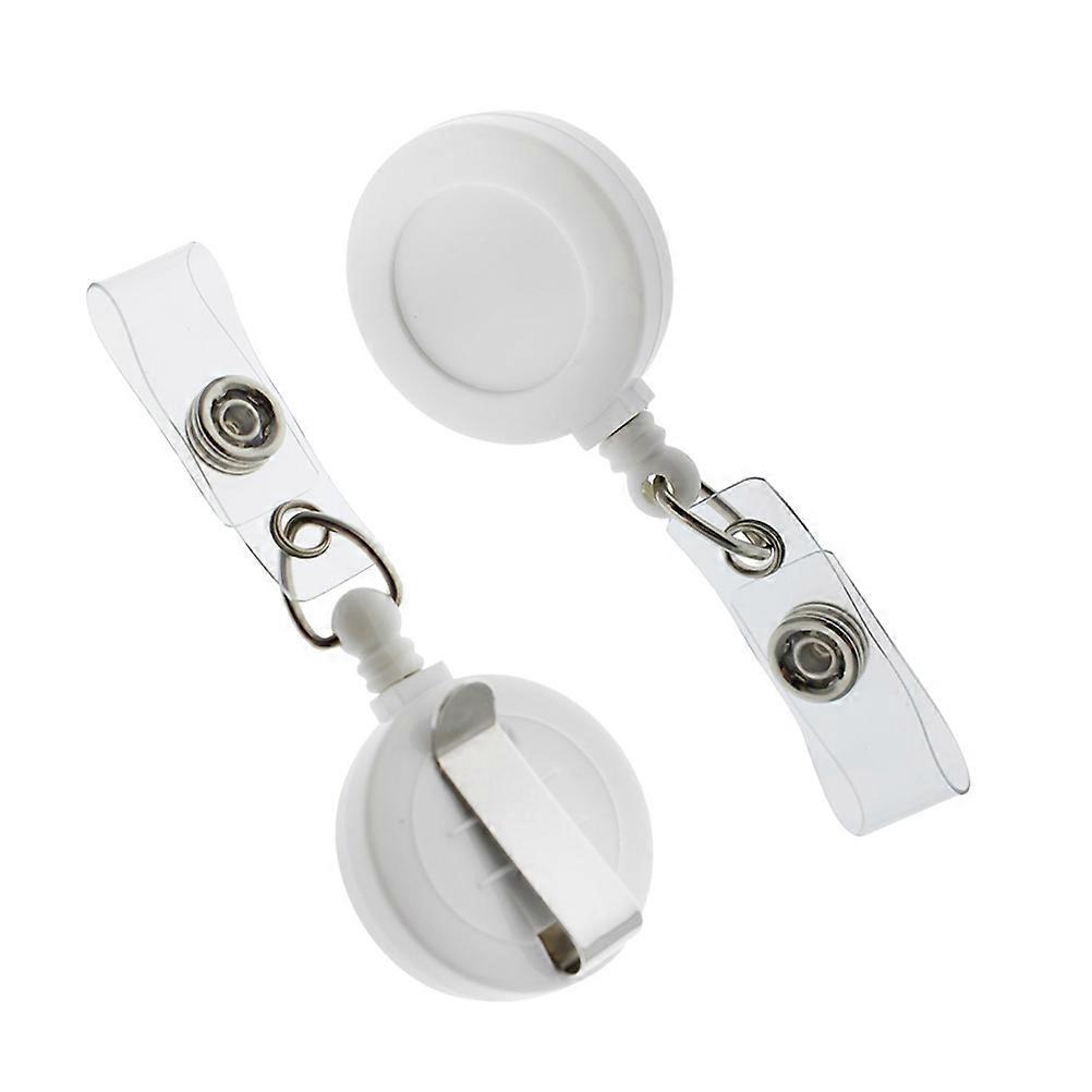 Retractable ID Badge Display 2Pcs Rhinestone Holder For Nurse Business Exhibition With Elegant Style