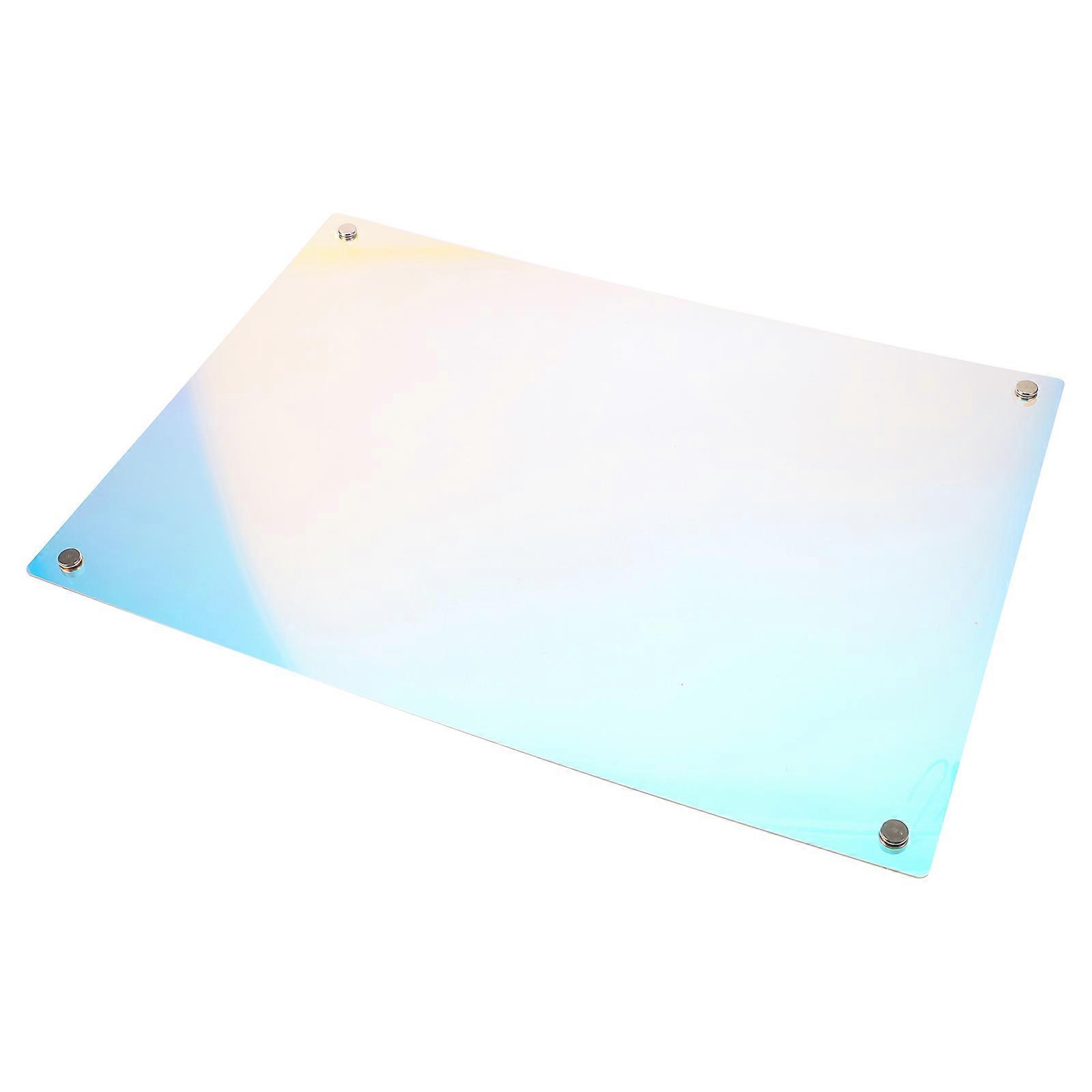 Erasable Weekly Planner Board Magnetic Writing Board for Fridge Colored Dry Erase Acrylic Multi