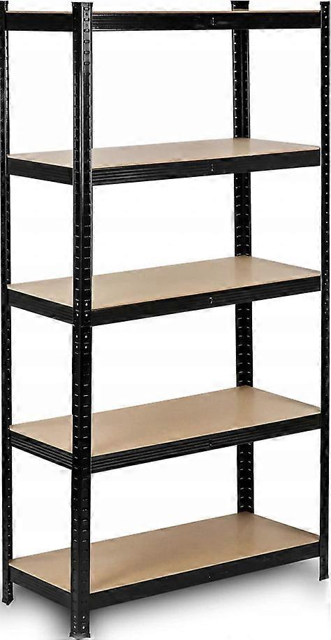 Rack de rangement - 180x90x40 cm - Stable - Noir