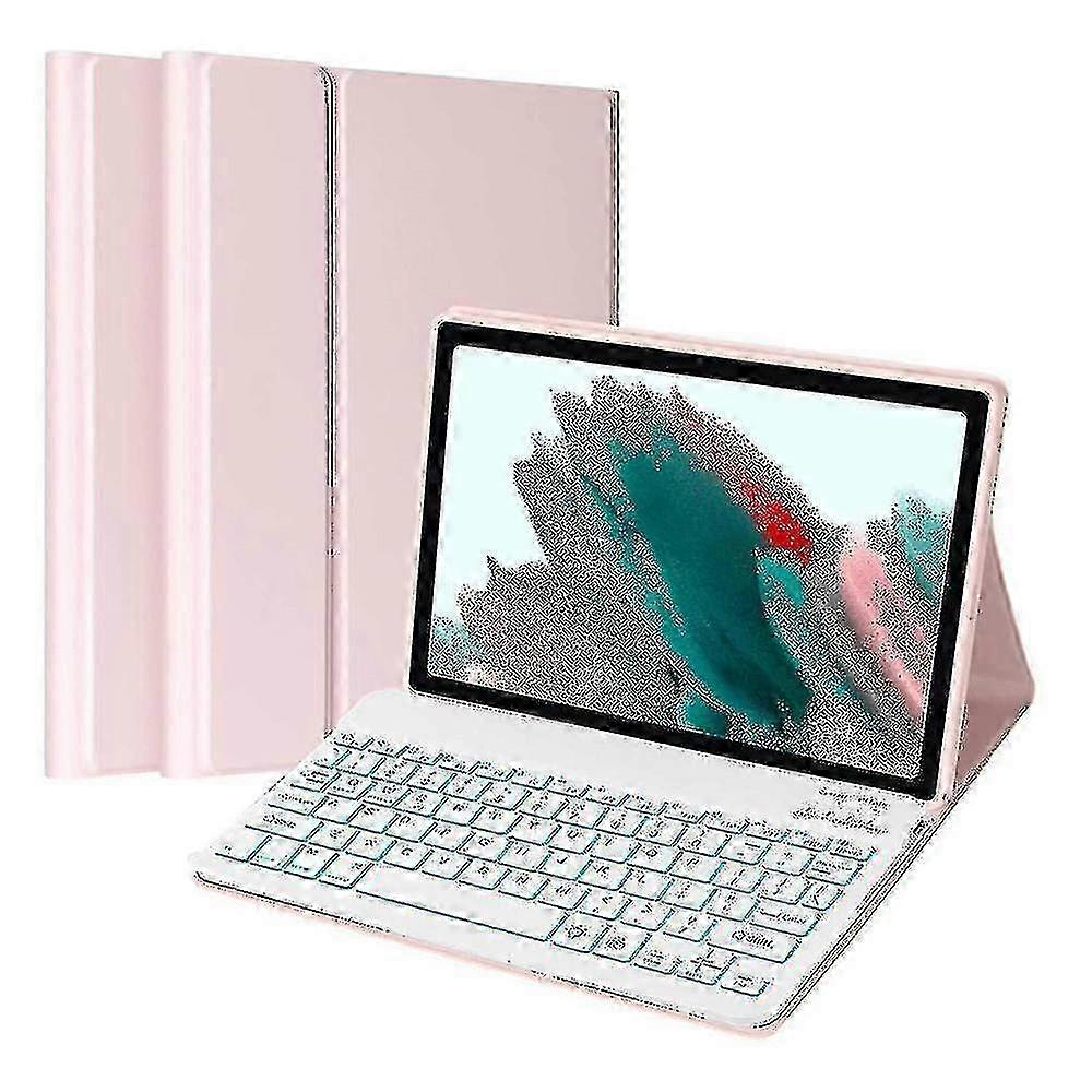 New Case with Backlit Keyboard for Samsung Galaxy Tab S7 FE 12.4 Inch - Model SM-T73X (2021 Edition)