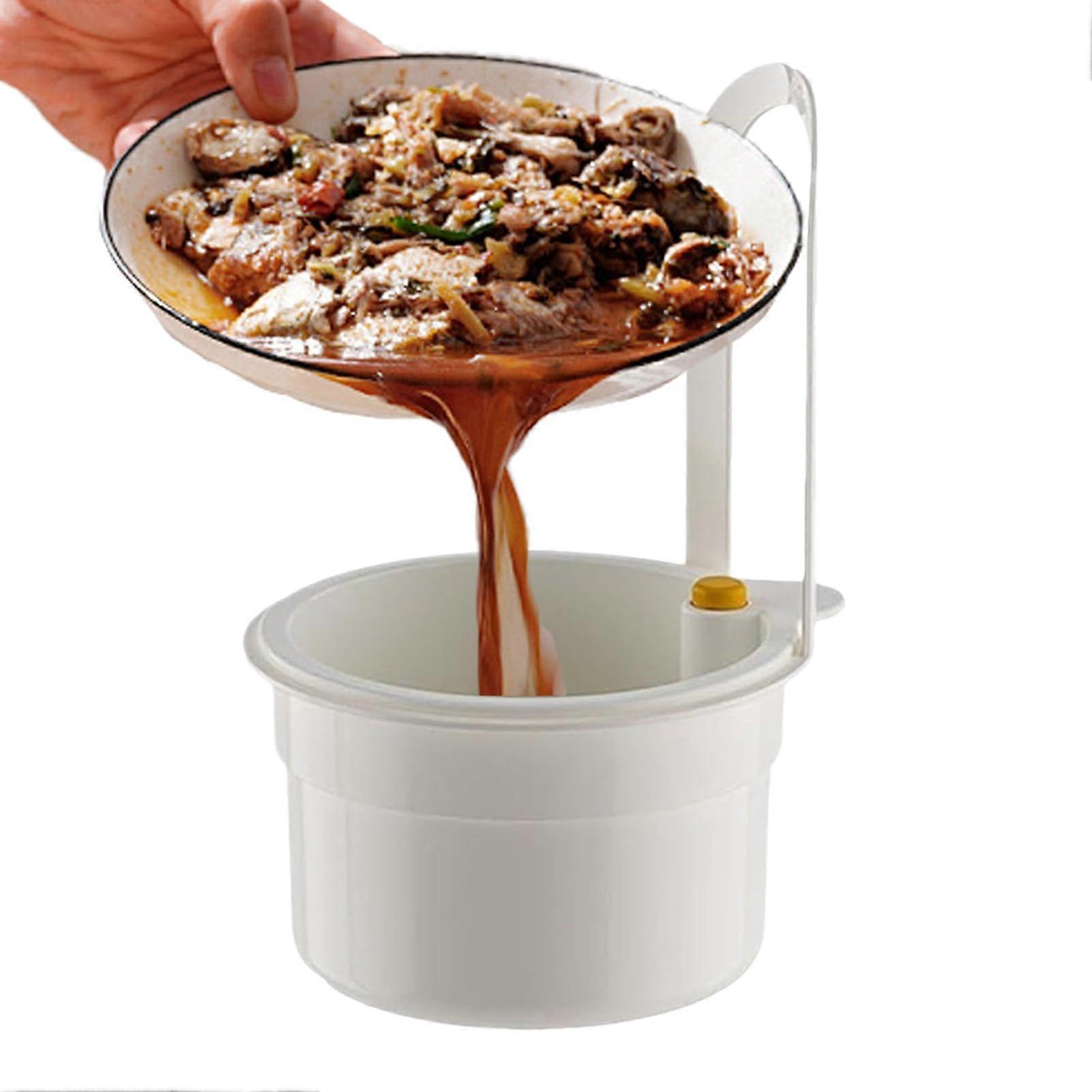 Spülen Siebkorb - Geruchsfester Spül-Ablaufkorb für Obst und Gemüse - Weißer Küchenhelfer für Haushalt und WG