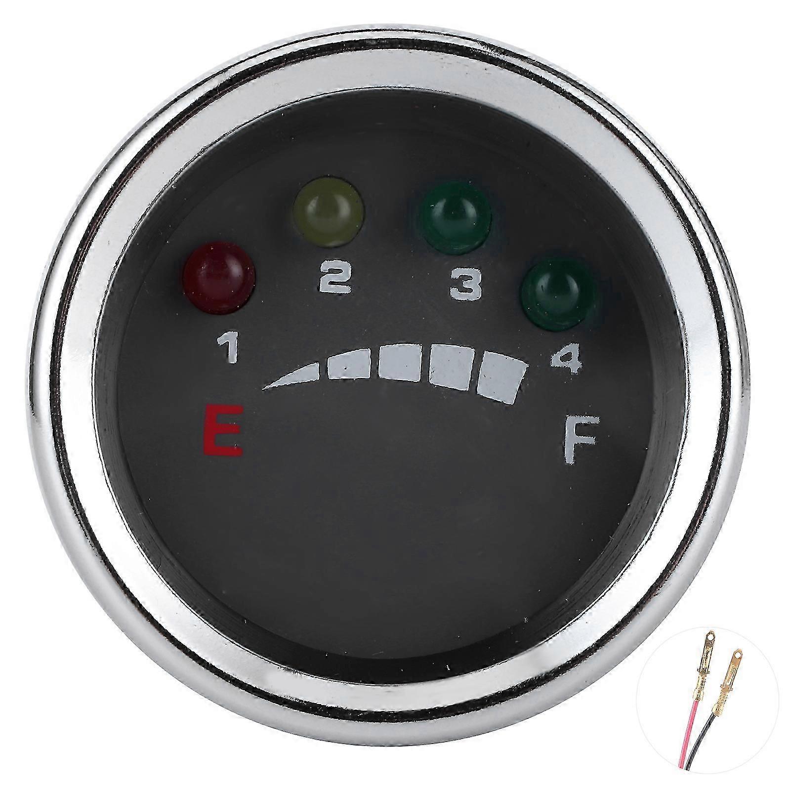 Precise LED Battery Meter Indicator Display for Electric Solar Boat Golfcart ATV Forklift12V