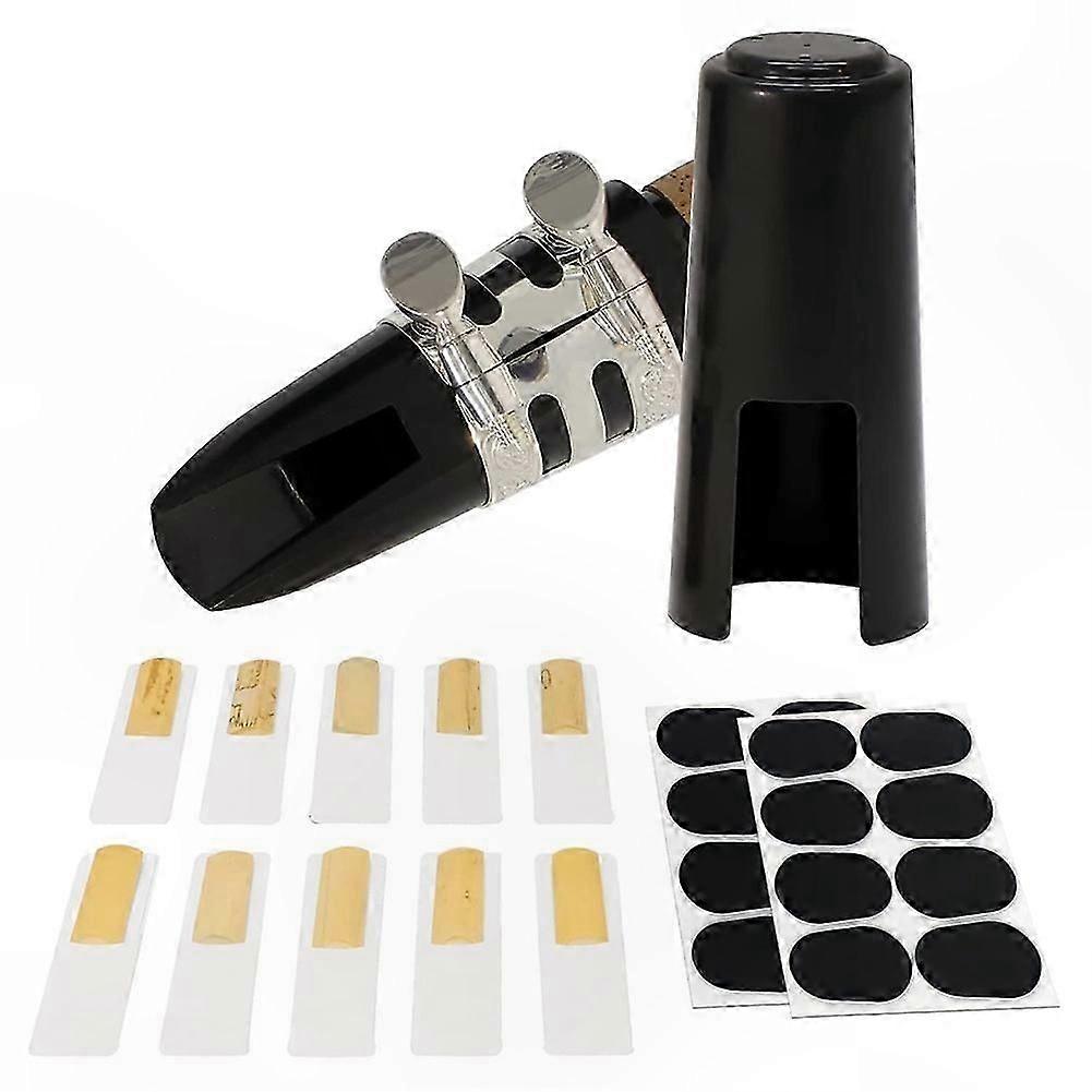 29-Piece Clarinet Mouthpiece Set with Ligature, Cushions, and Accessories for Woodwind Instruments