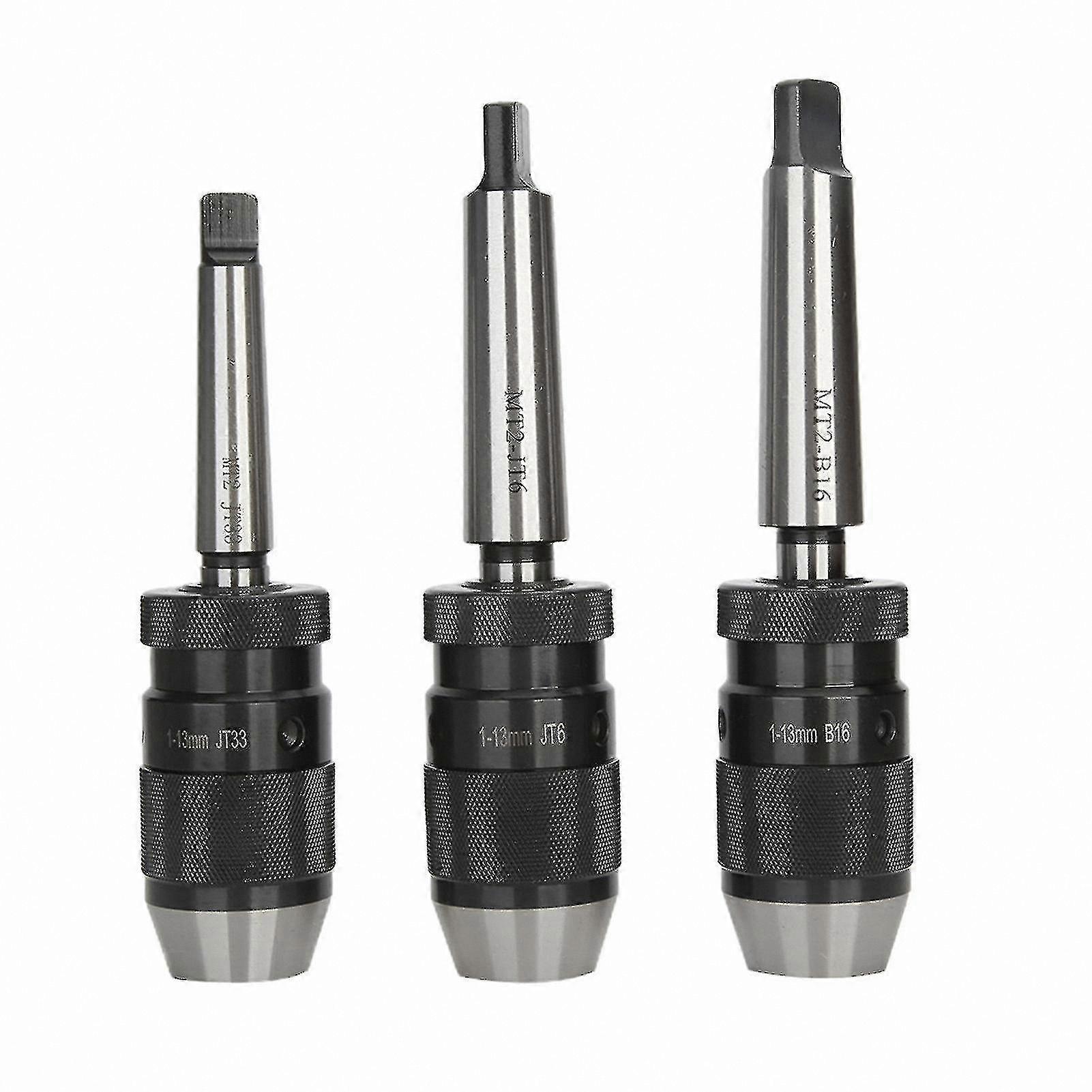 CNC Tool with 1-13mm Self-Tightening Drill Chuck and MT2 Connecting Rod for Precision Machining Operations