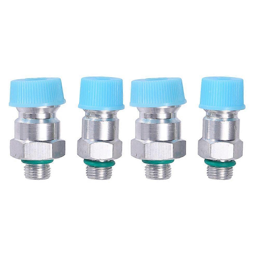 4PC Air-conditioning Pipe Input Connector Air Conditioner Connector Inflation Head (Assorted Color)