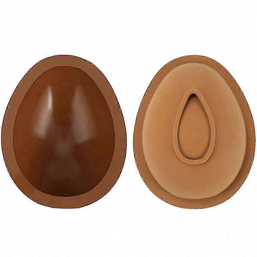 2 Pack Easter Egg Chocolate Molds, Silicone Egg Shaped Easter Chocolate Non-Stick Molds for Baking & Candy Making