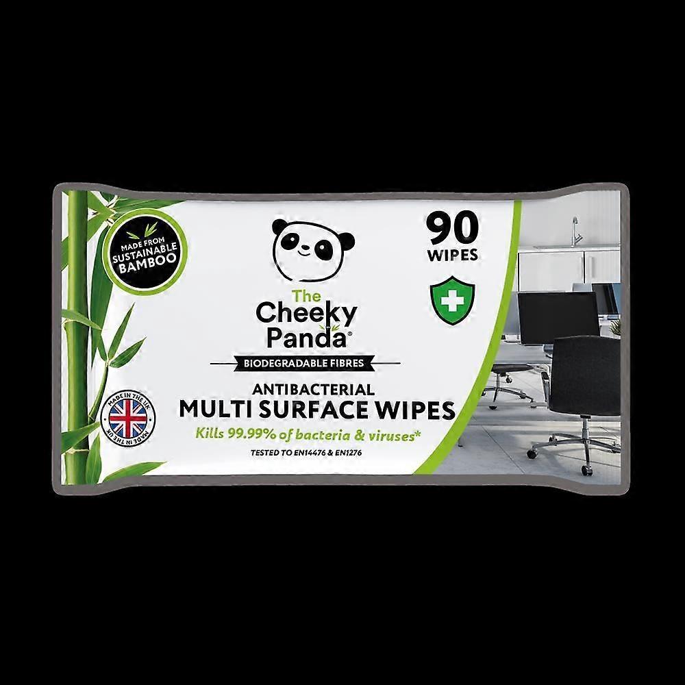 Cheeky Panda Antibacterial Multi-Surface Bamboo Wipes 90 Wipes - 4 Pack