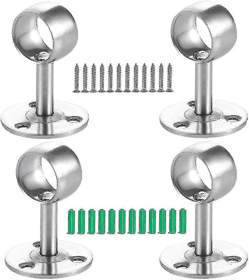 4 قطع قوس قضيب الستار ، قوس أنبوب خزانة الملابس ، قوس نهاية رود ، قوس قضيب معلق ، لقوس خزانة الملابس ، قضيب ستارة ، قضيب ملابس